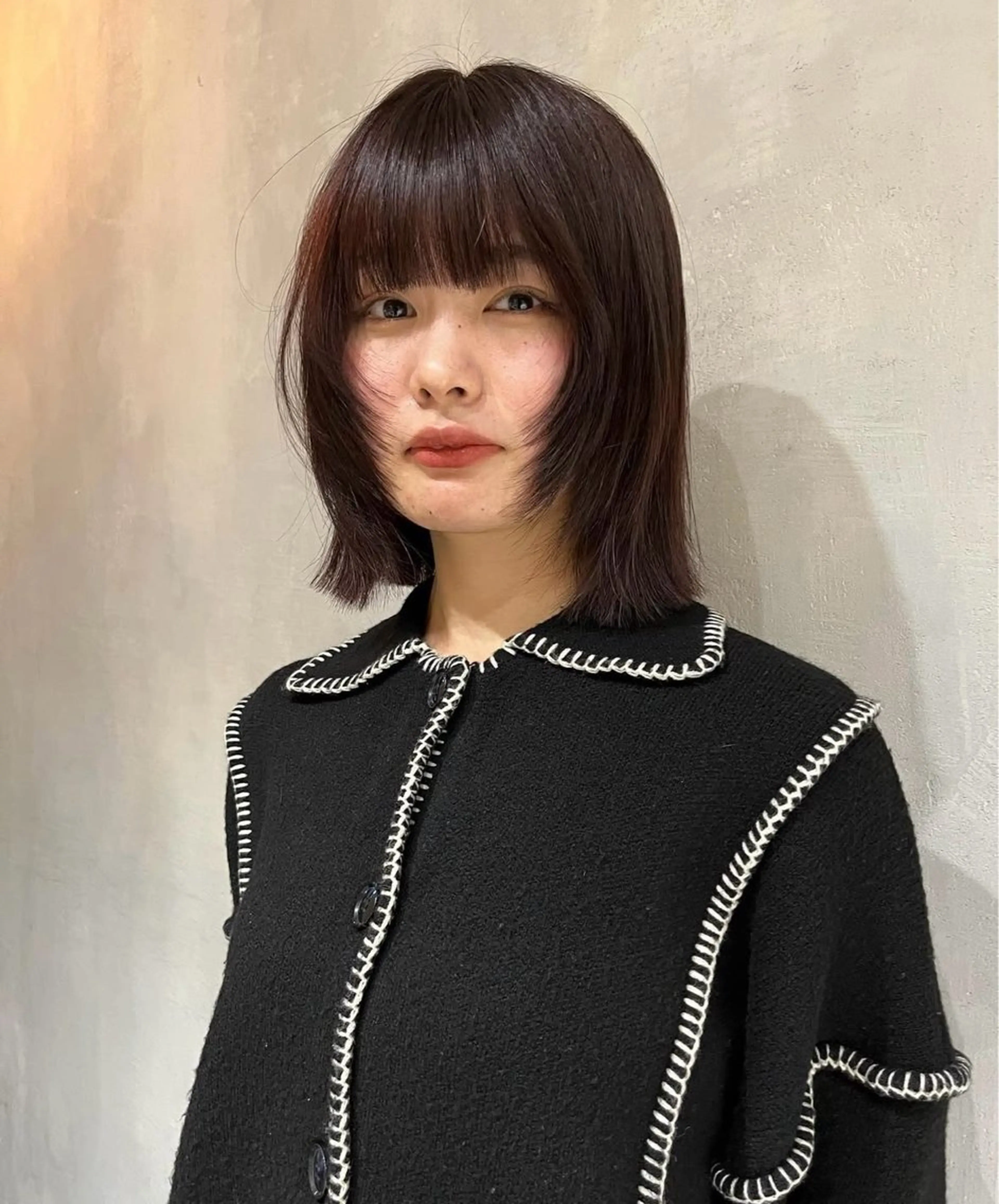 ショート 顔まわりレイヤー レイヤーカット 小顔カット 日吉／レイヤー／ 髪質改善／iatoのヘアスタイル