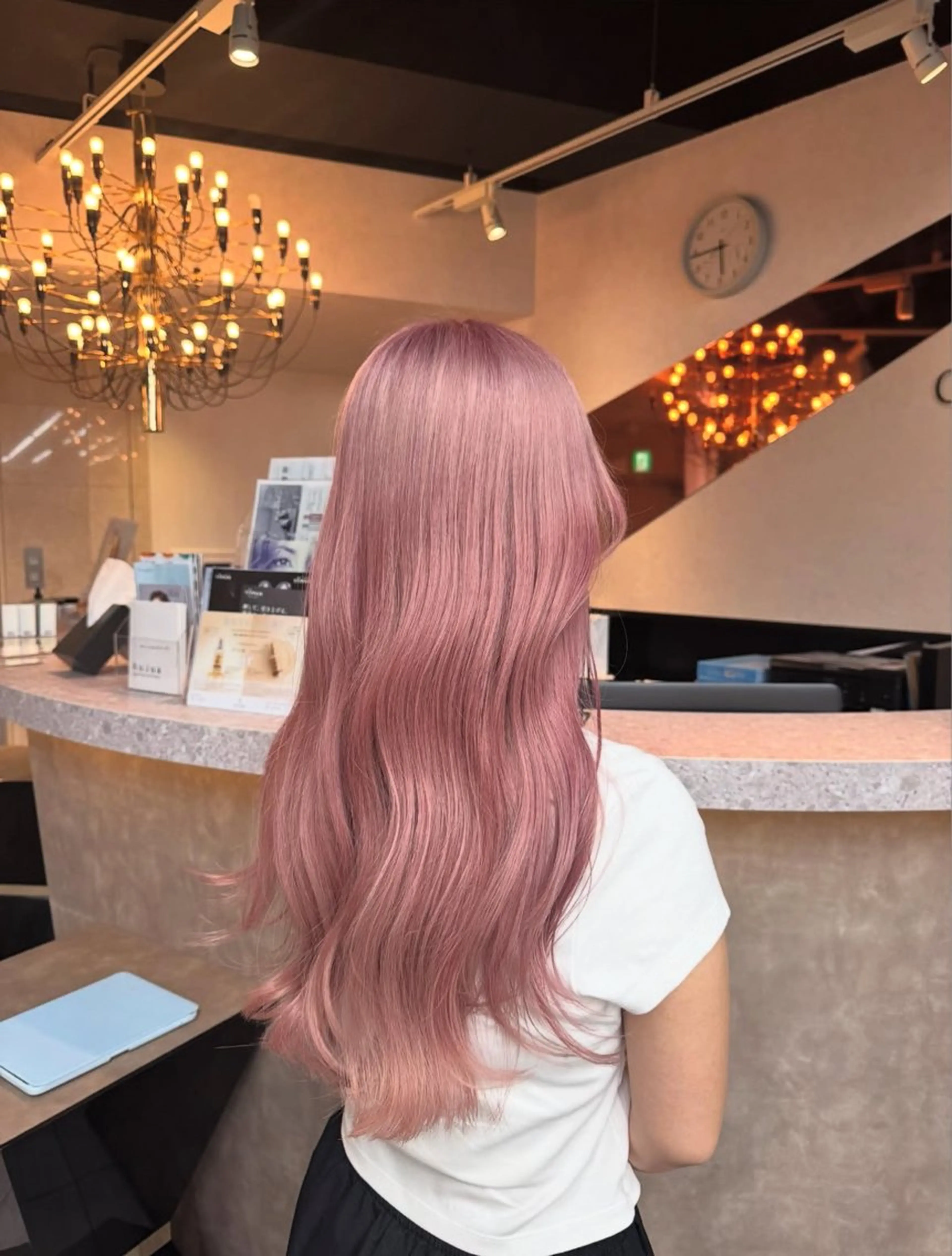 ロング カラー 韓国/レイヤー/ 透明感🩶ひかる🩶のヘアスタイル