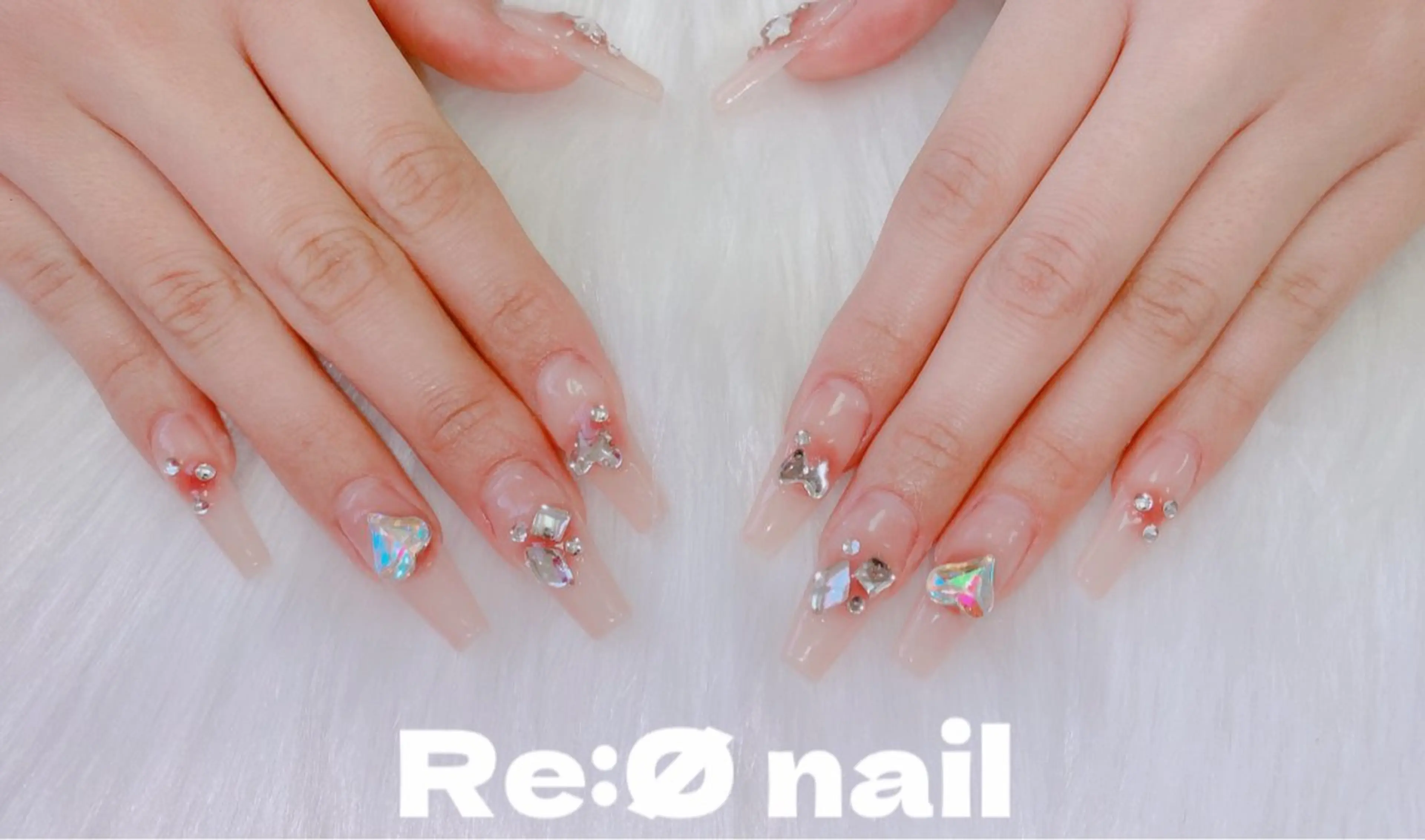 ネイル チークネイル ハンドネイル Re:Ø nail 🩵TSUJIのネイルデザイン