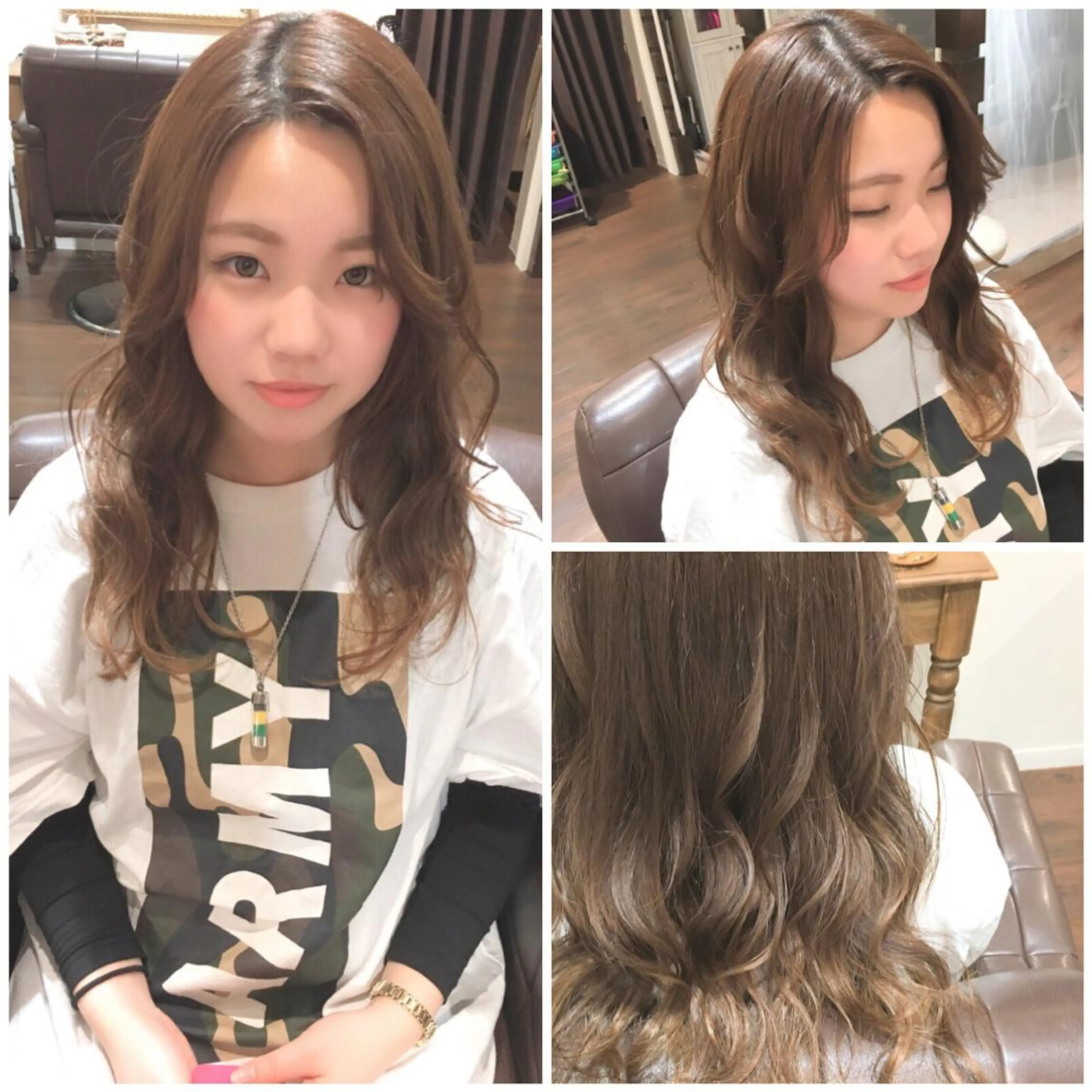 ロング カラー ヘアアレンジ 柔らか垢抜けｶﾗｰと ｶｯﾄ🫧ASUKAのヘアスタイル