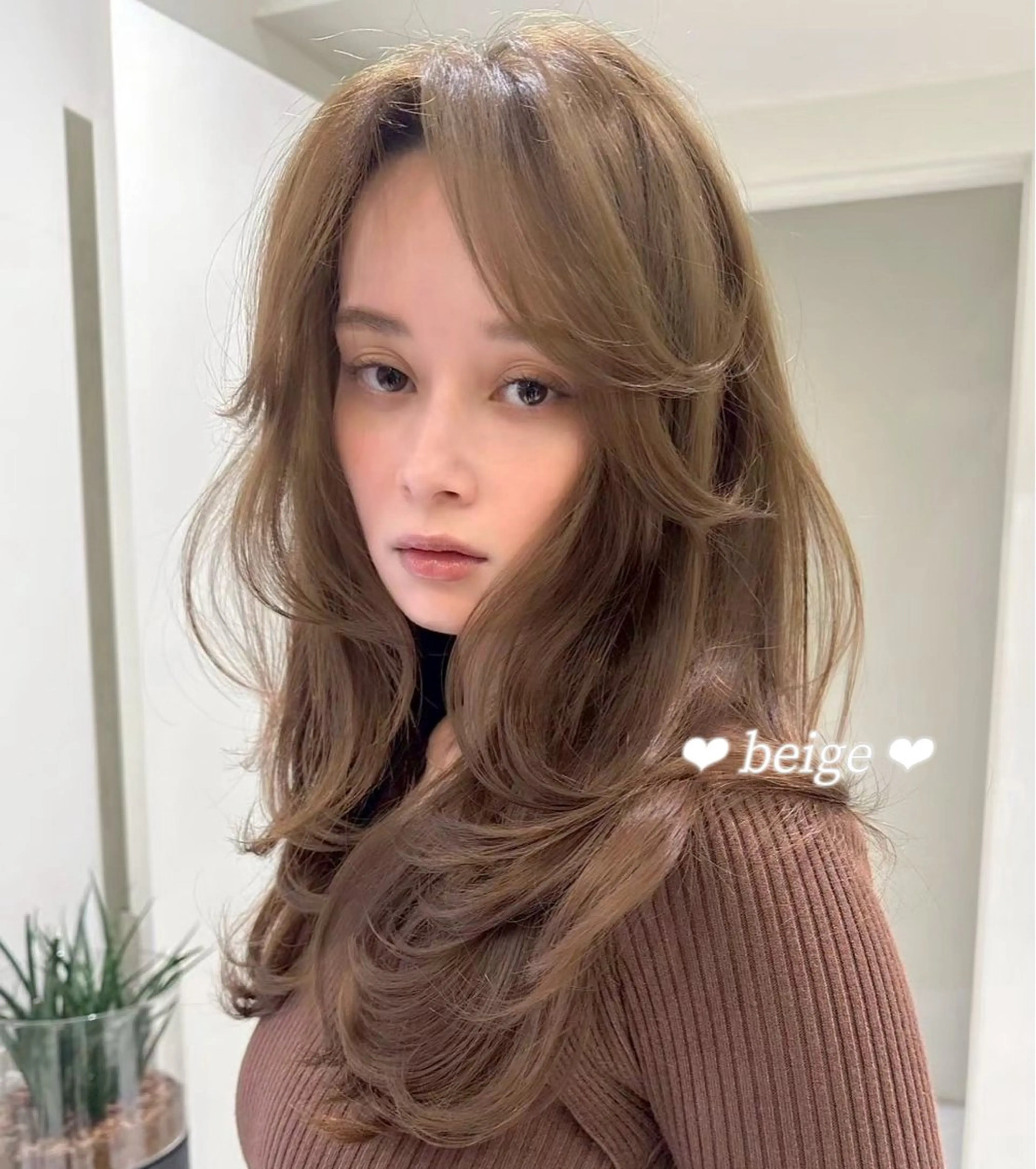 ロング カラー ヘアカラー 大塚 加奈恵のヘアスタイル