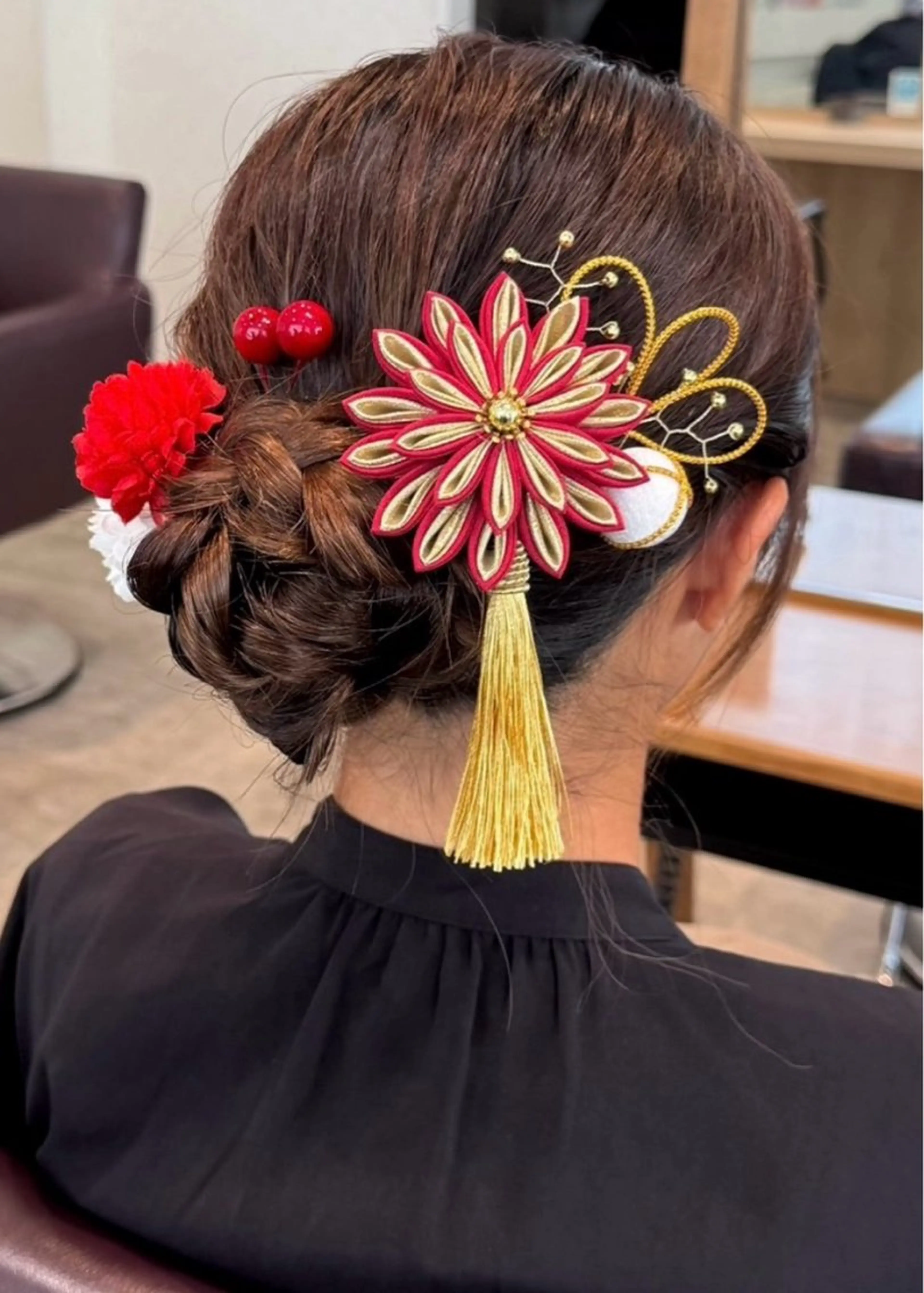 ヘアアレンジ ヘアセット ハイトーン/ダブル カラー/あやかのヘアスタイル