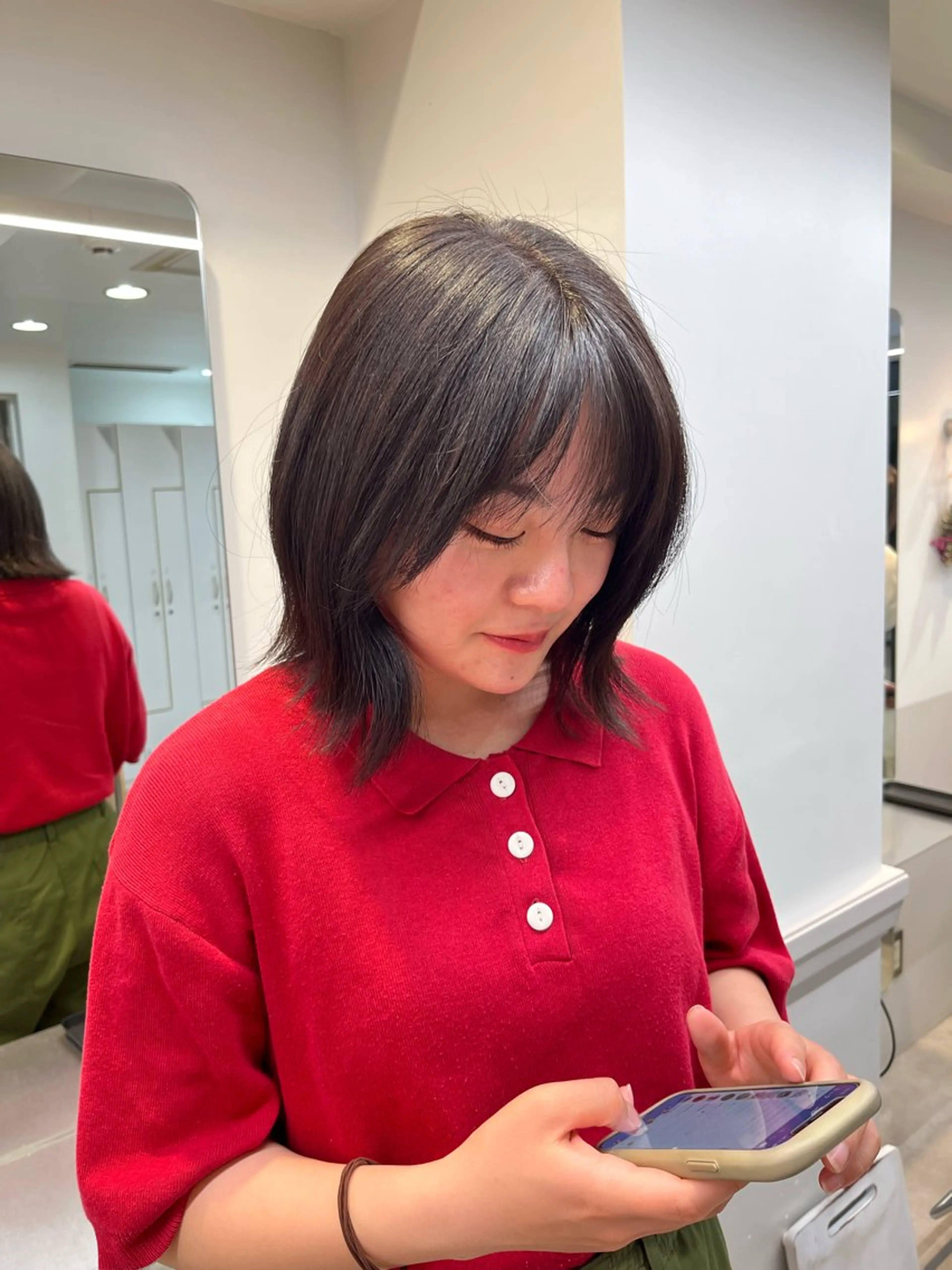 ショート ボブ 外ハネヘア マミ☁️ヘアセット /お呼ばれヘア/銀座のヘアスタイル