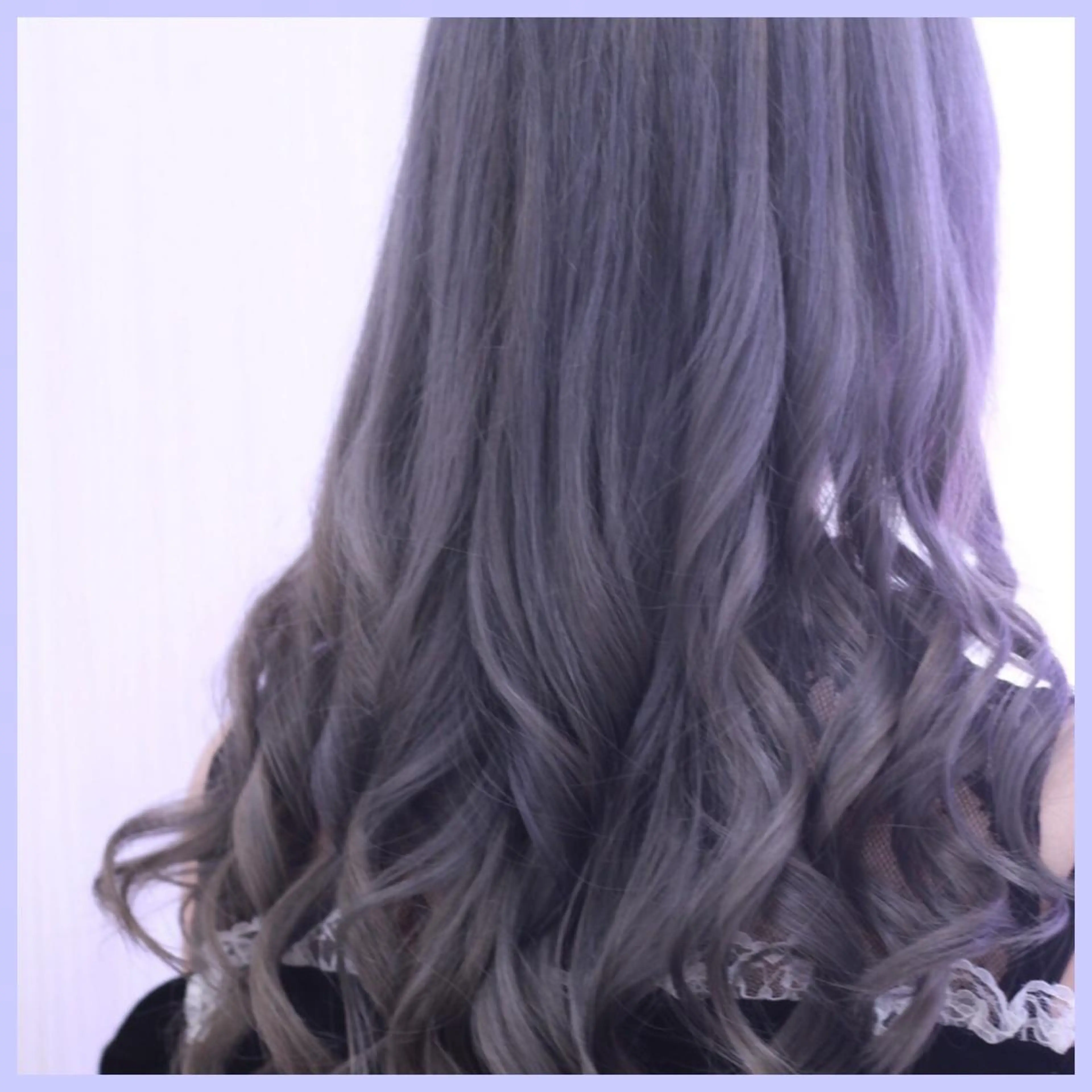 セミロング カラー ヘアカラー 🫧あ　お🫧 心斎橋のヘアスタイル