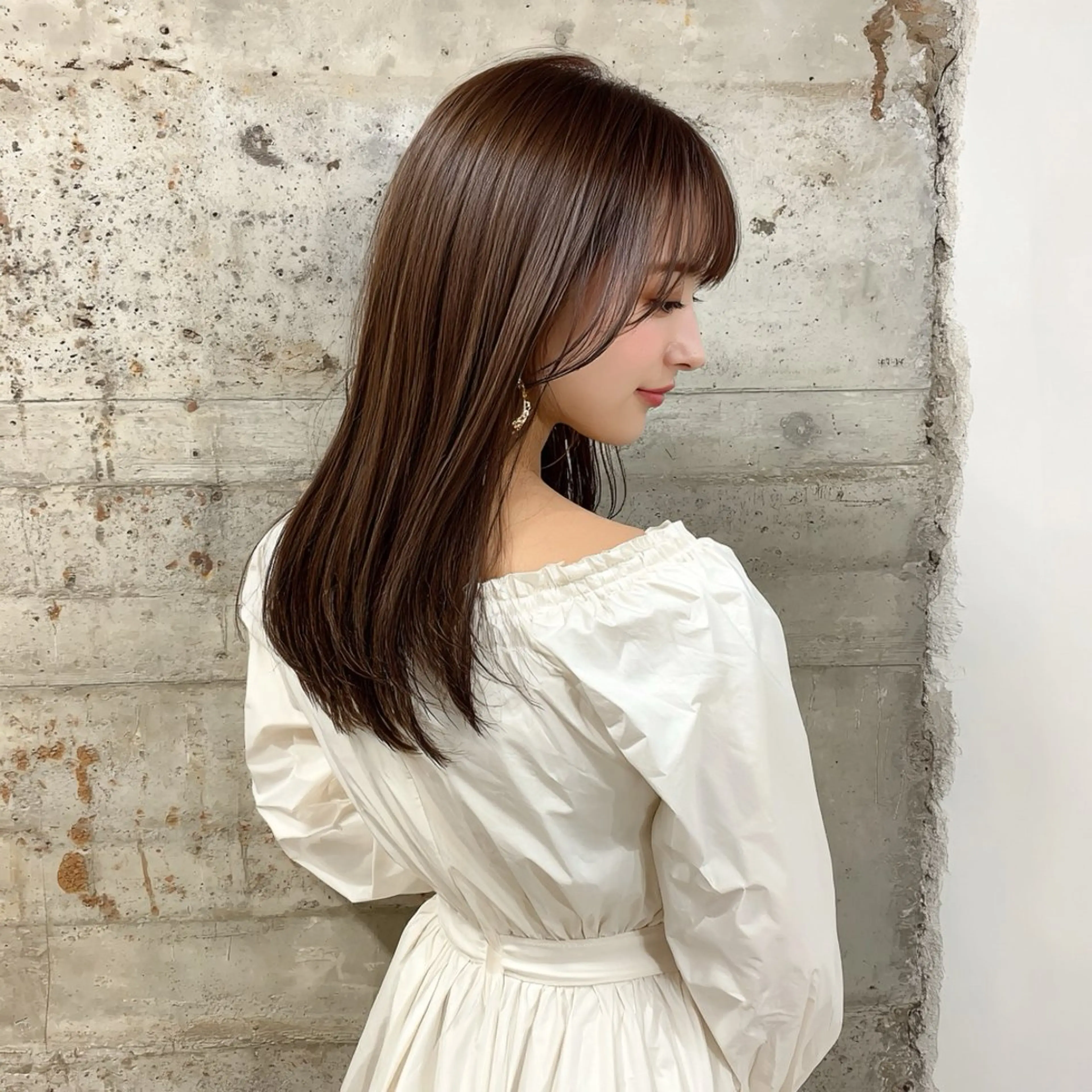 セミロング カラー ヘアカラー トリートメント 池袋/カラー特化🎨 ロング料金なし🩵のヘアスタイル