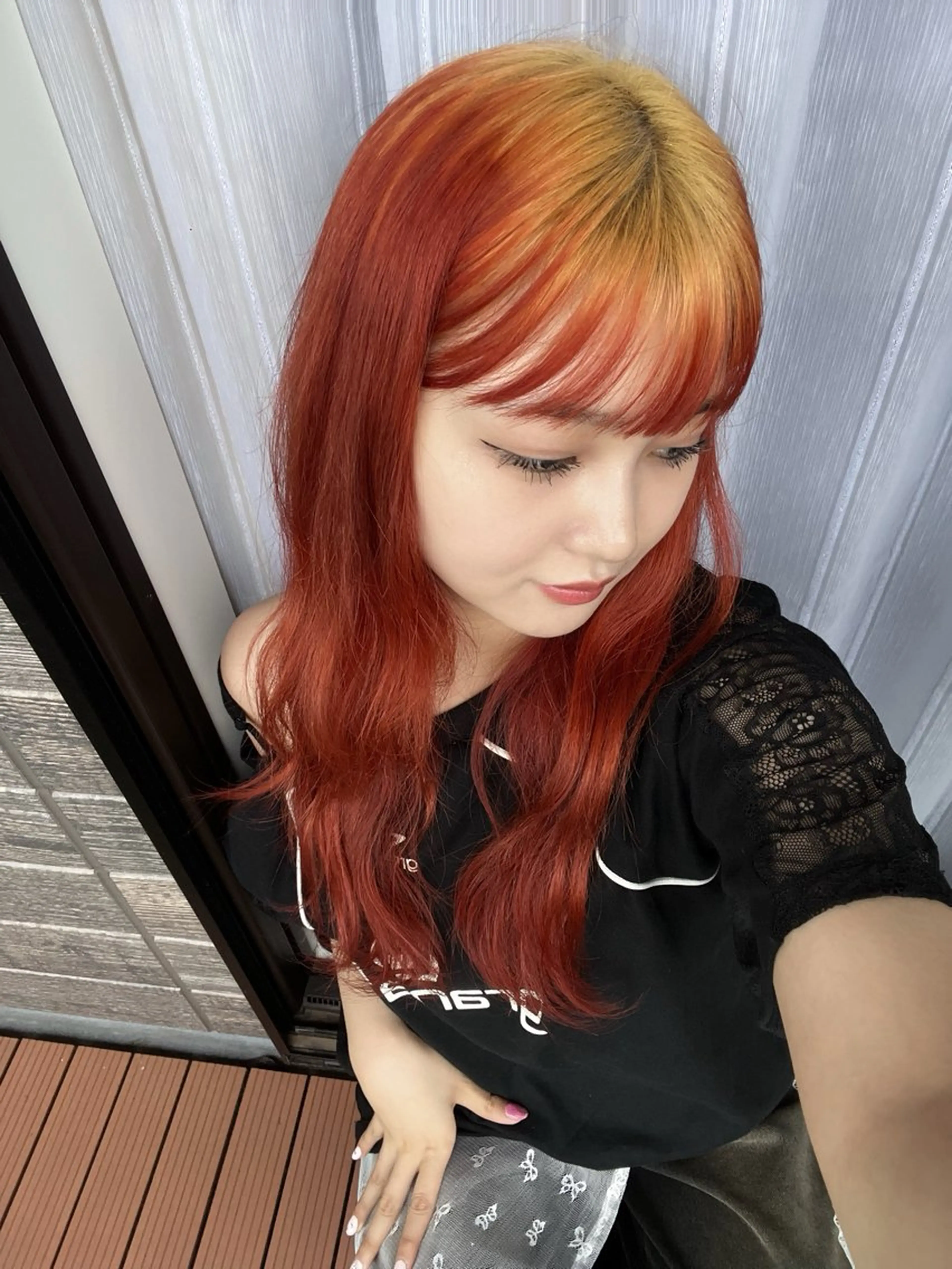 カラー 原宿デザインカラー★ チェウォンのヘアスタイル