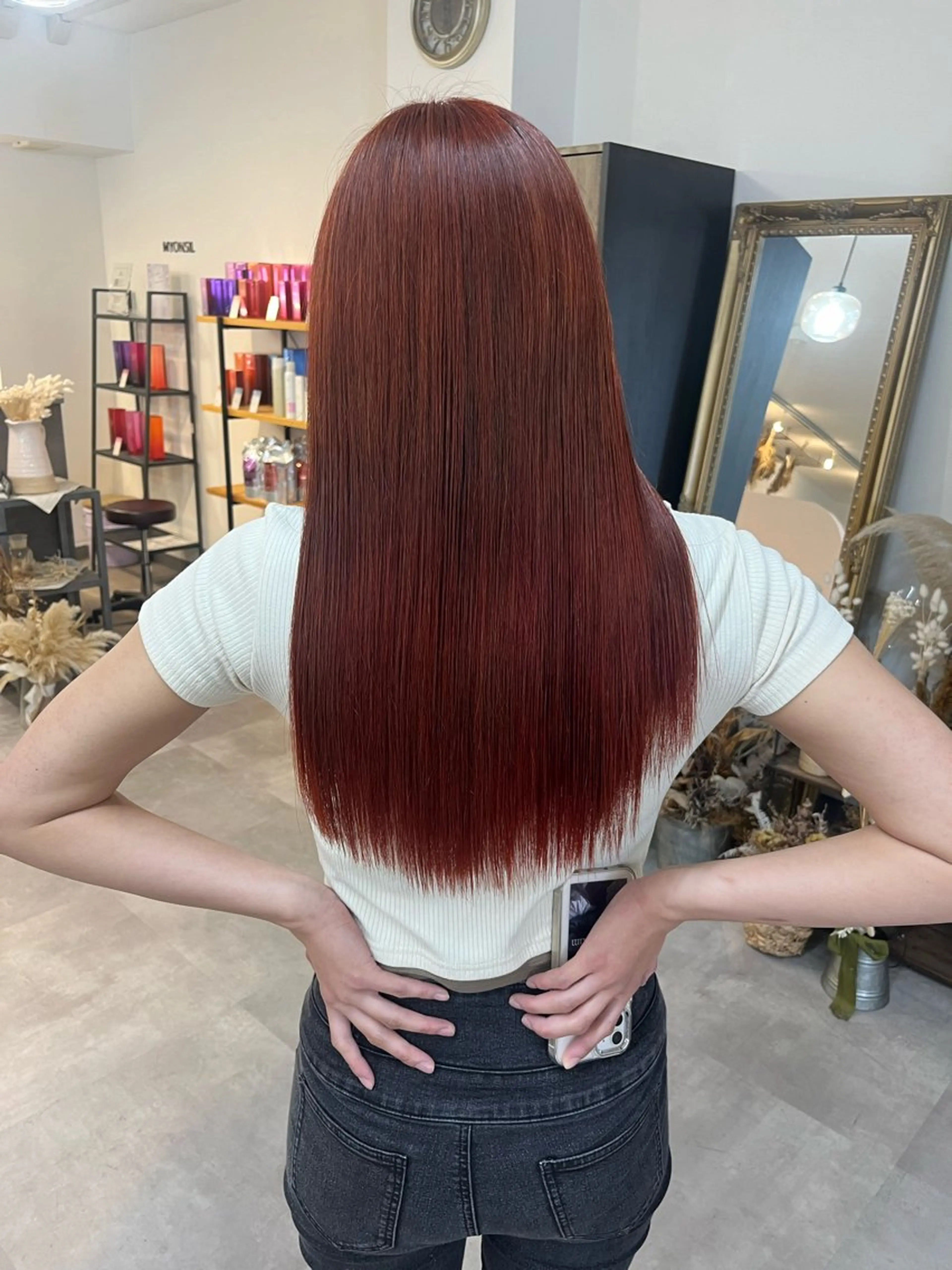 ロング ヘアカラー トリートメント 当日予約◎ risaのヘアスタイル