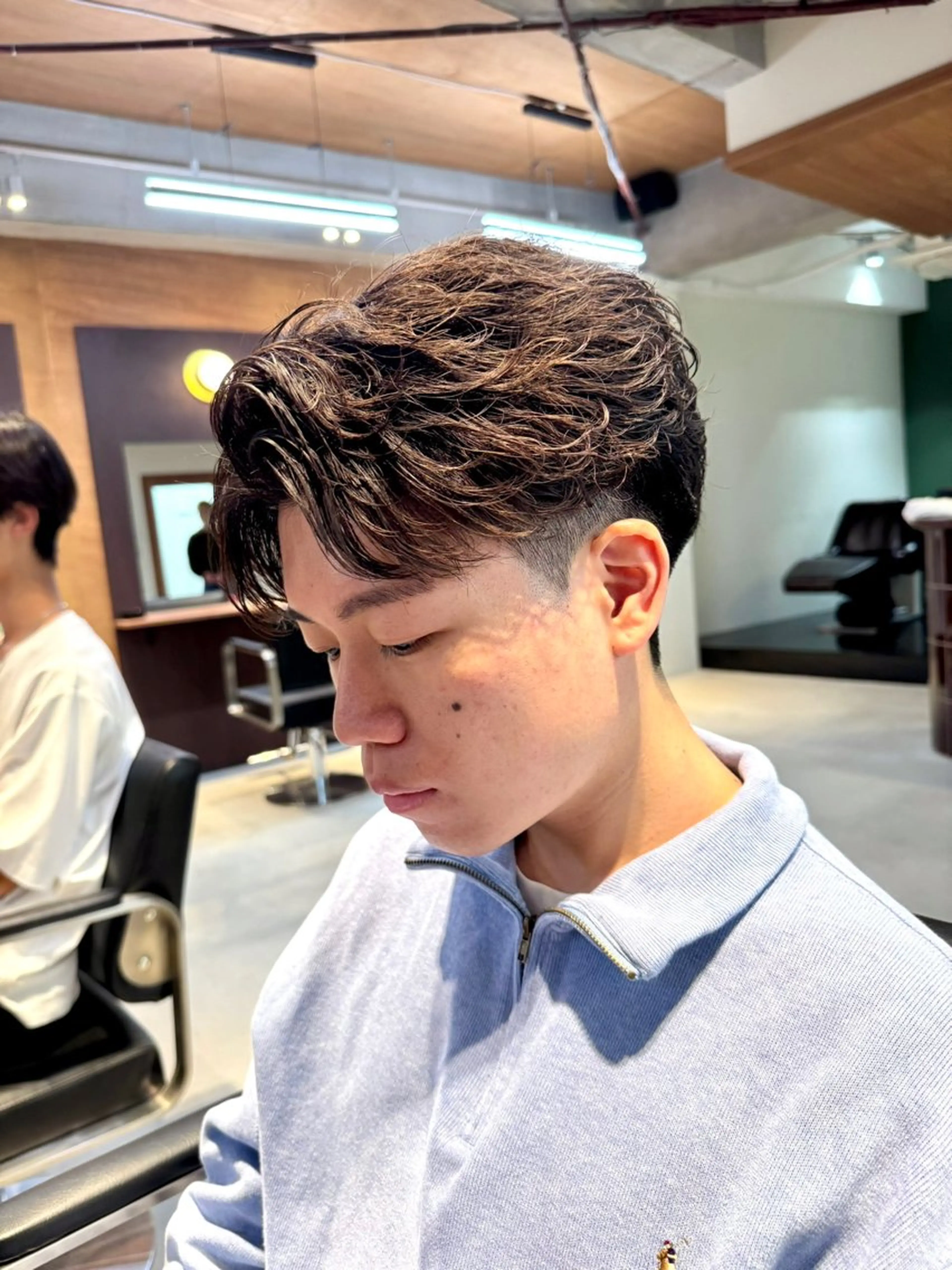 【メンズ限定】メンズカット+フェザーパーマの写真