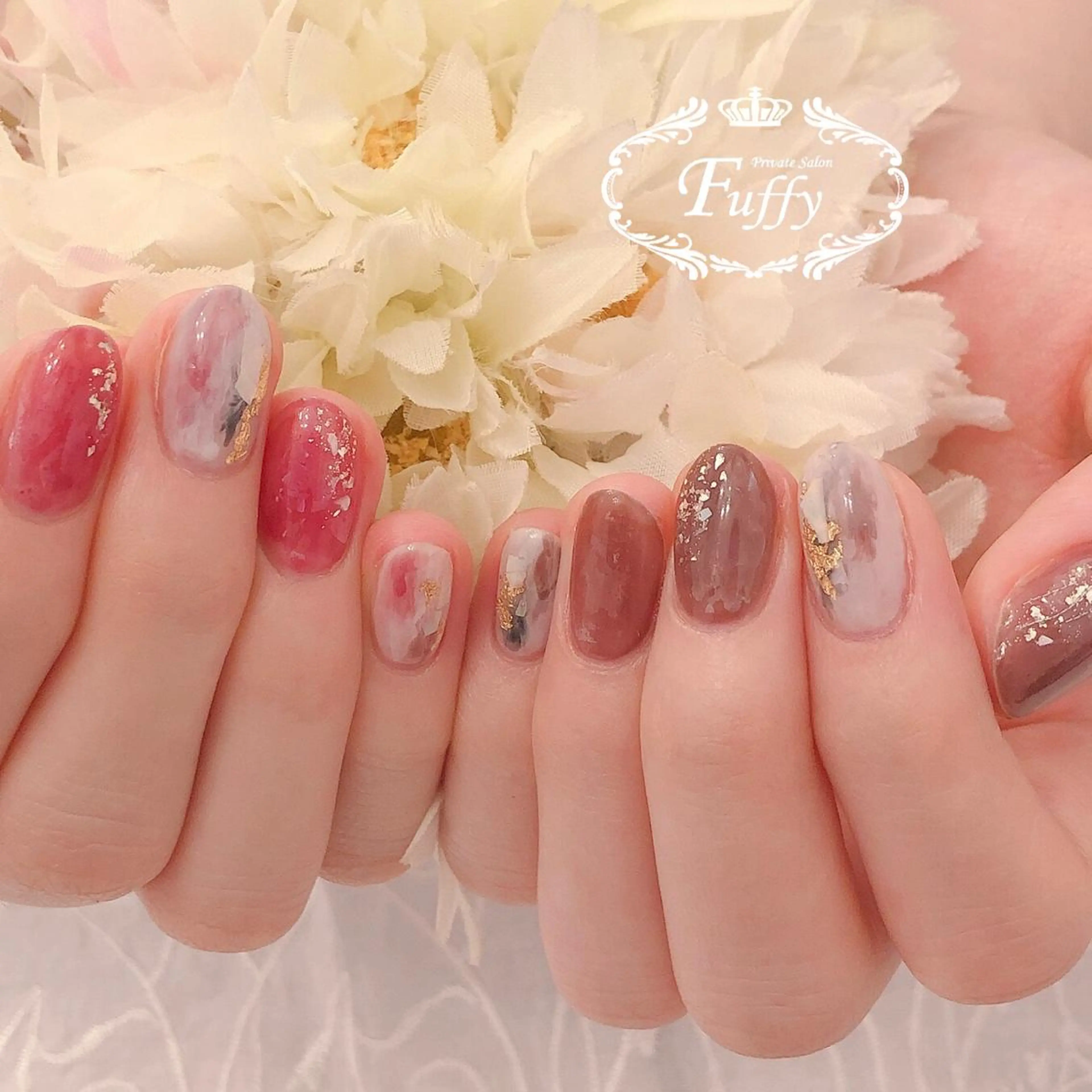 ネイル ニュアンスネイル ハンドネイル フーフィー Fuffyのネイルデザイン