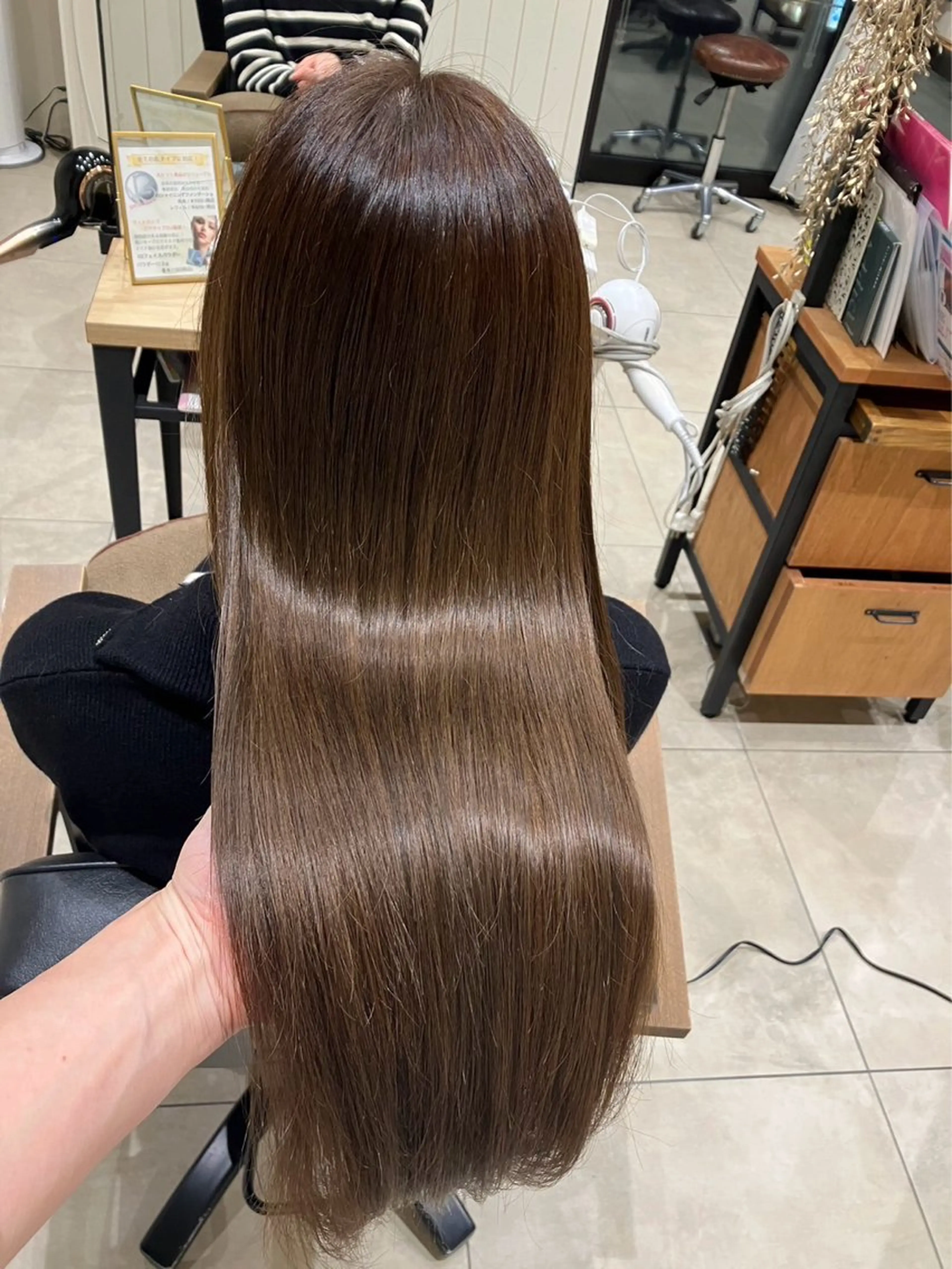 ミニモ限定·͜·♡🟠ツヤカラー&🟢髪質改善トリートメント(11,500相当)の写真