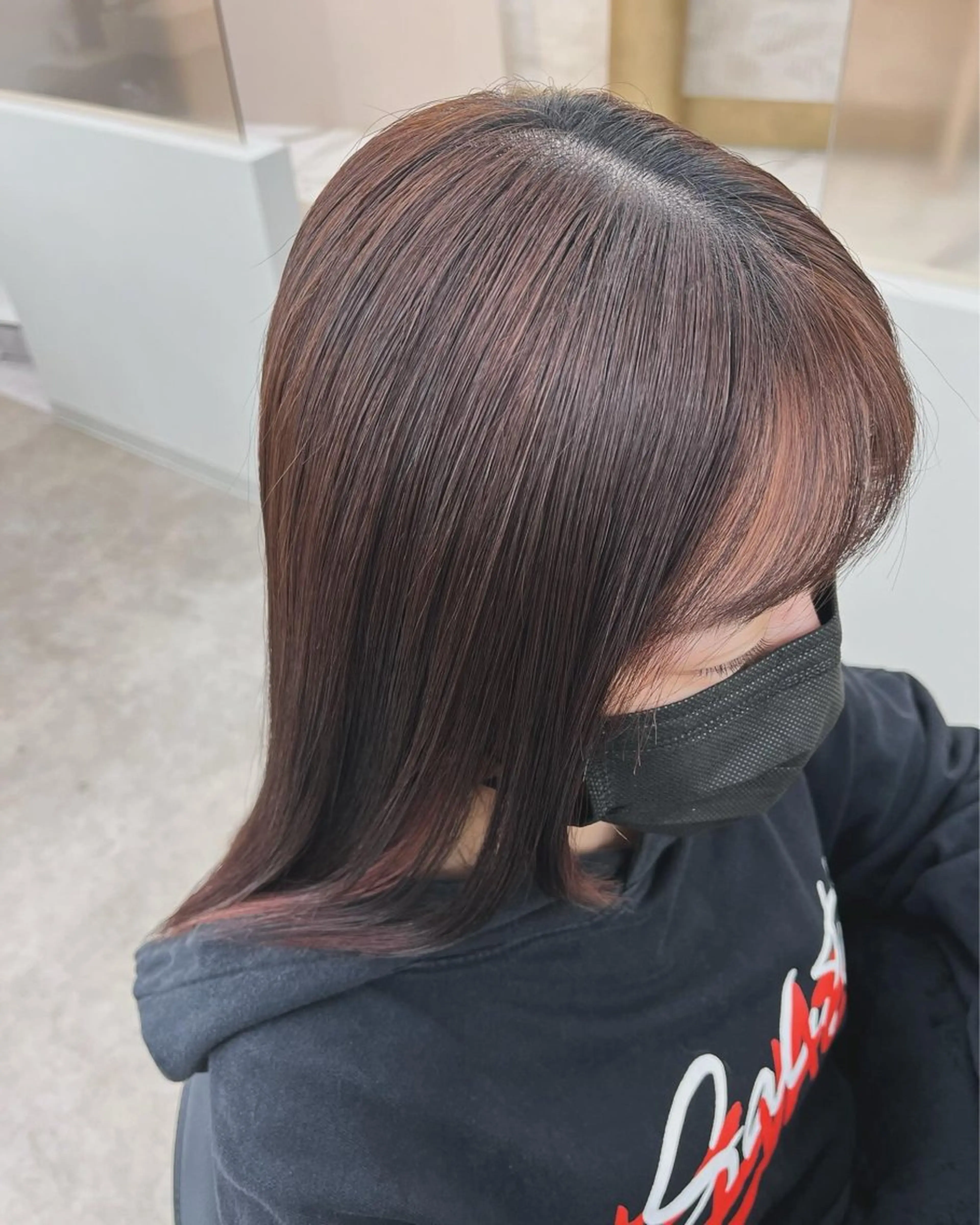 セミロング トリートメント 竹内 蓮のヘアスタイル