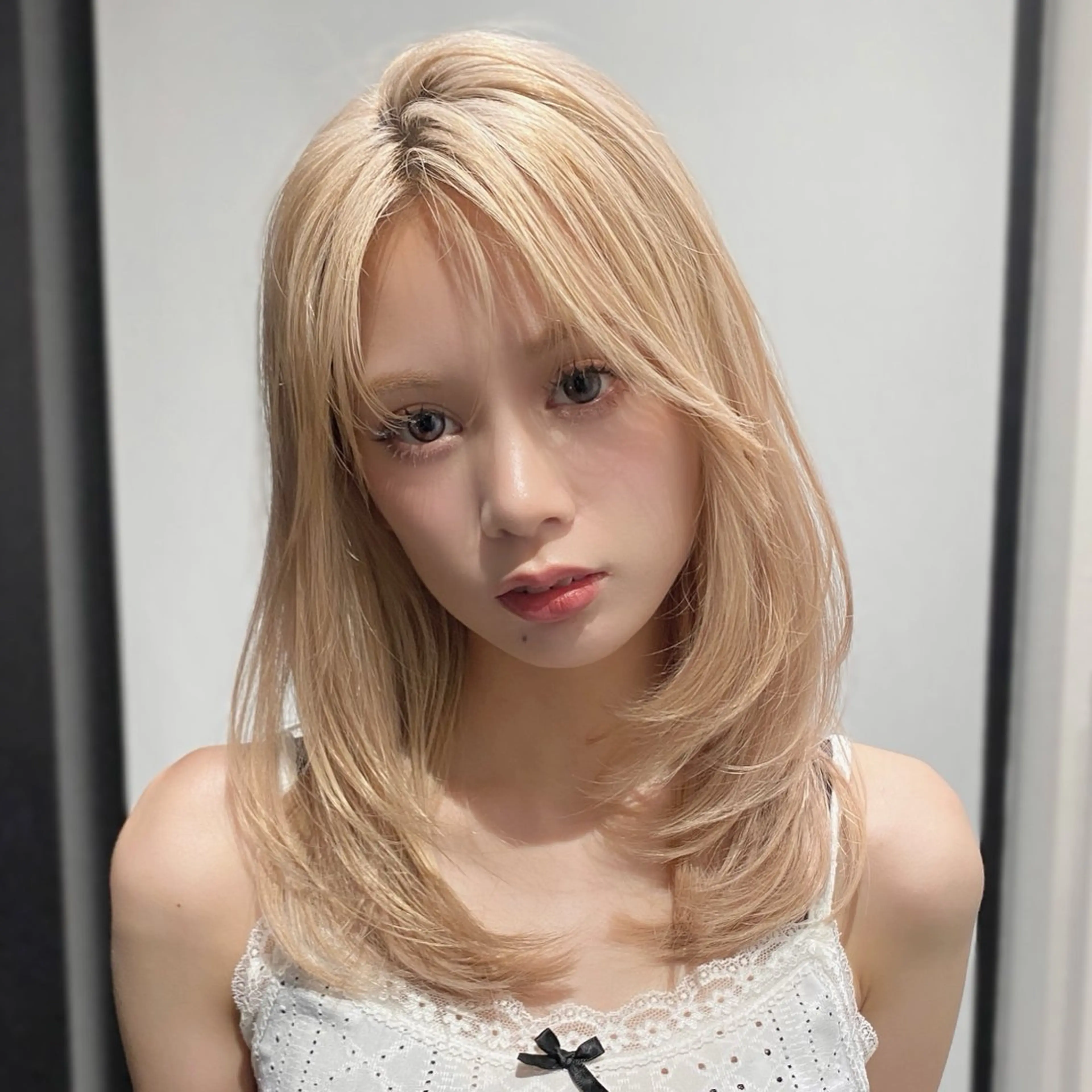 ミディアム カラー カット ハッシュカット/艶感 カラー/ユウキ✨のヘアスタイル