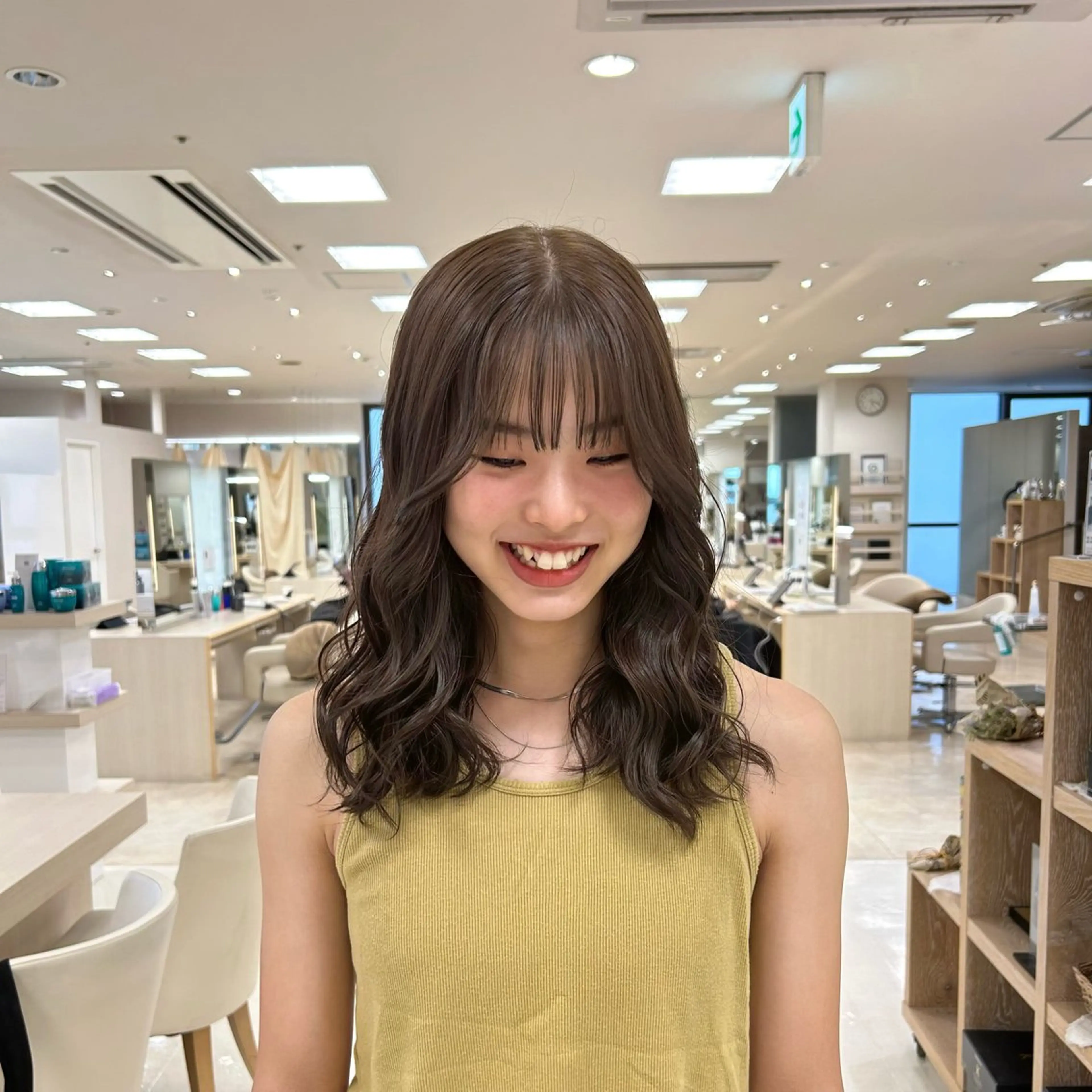 ロング カラー ヘアアレンジ/ベー ジュchiakiのヘアスタイル