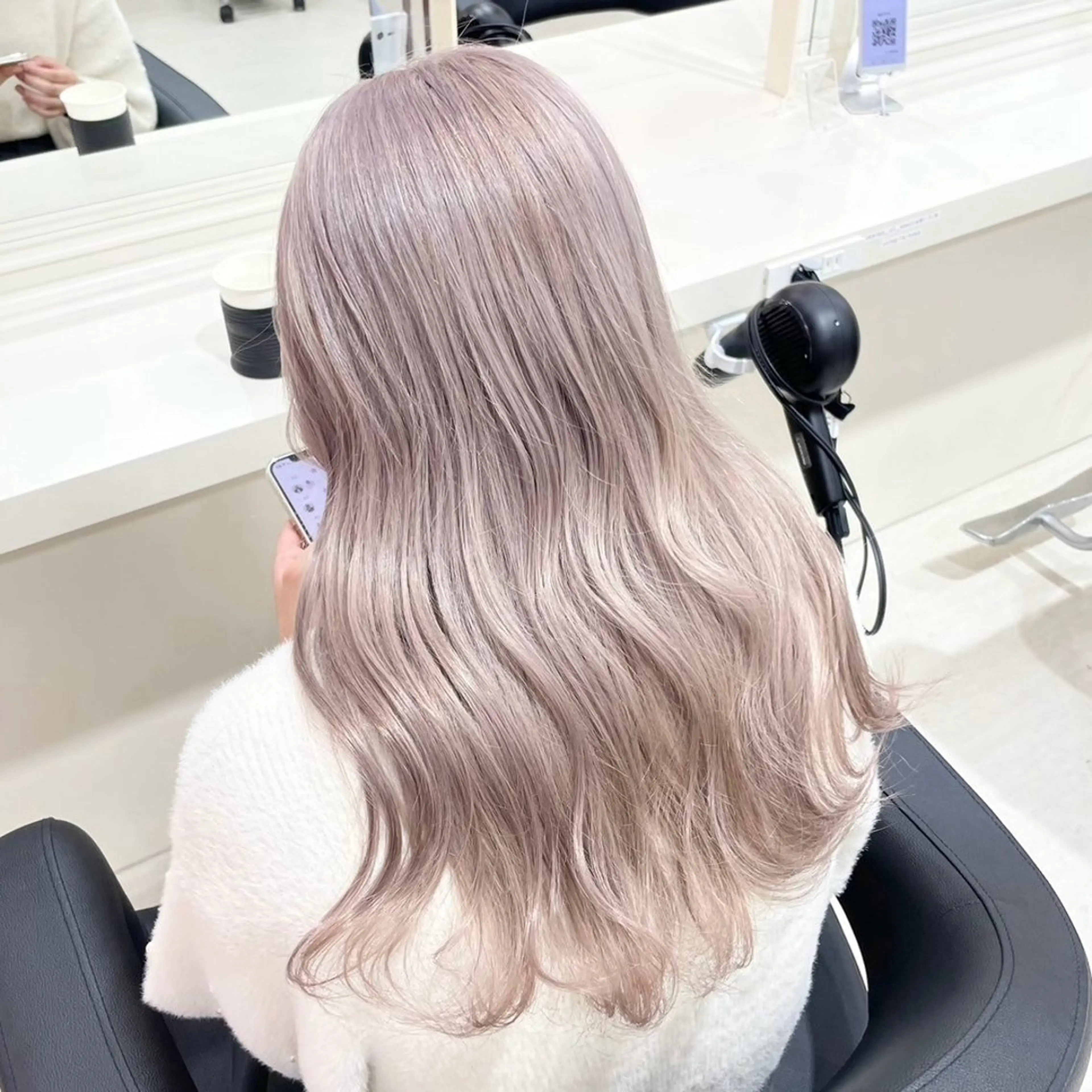 ミディアム カラー 🎀🧁ダメージレス 艶髪カラー🧁🎀のヘアスタイル