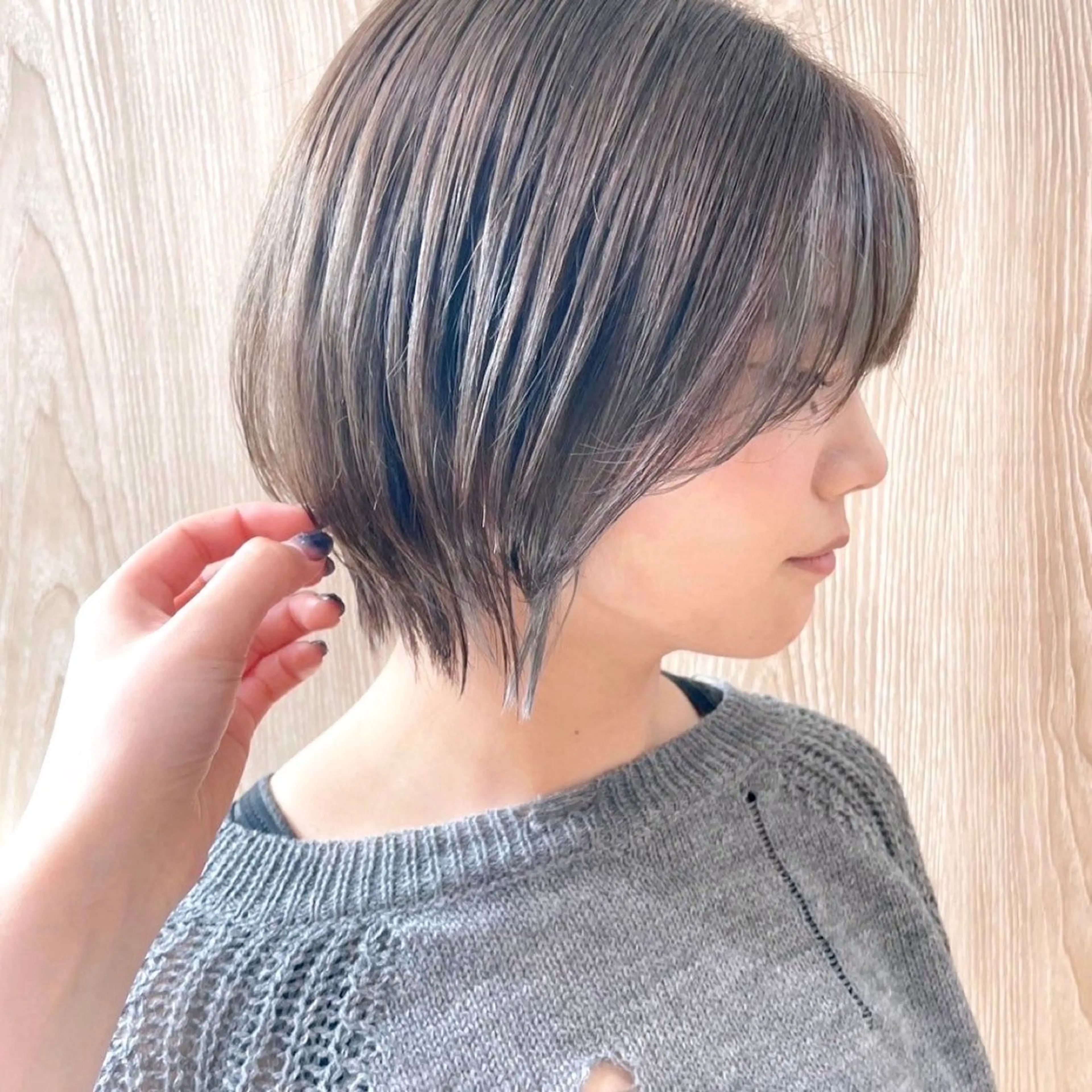 ショート ボブ 外ハネヘア トリートメント 🐣Say.ree ひらいで ななみ🐣のヘアスタイル