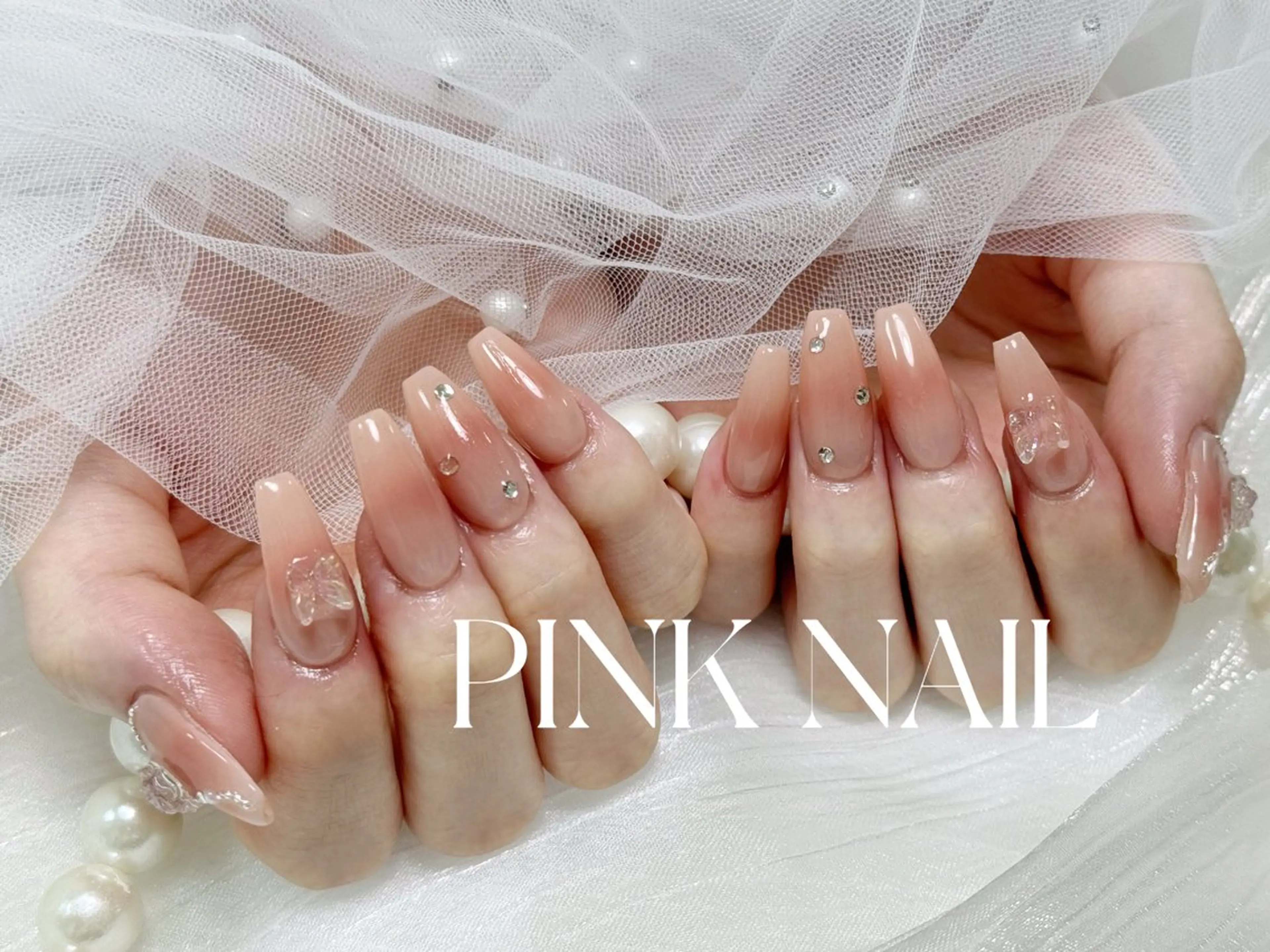 ネイル ハンドネイル pink nailのその他イメージ