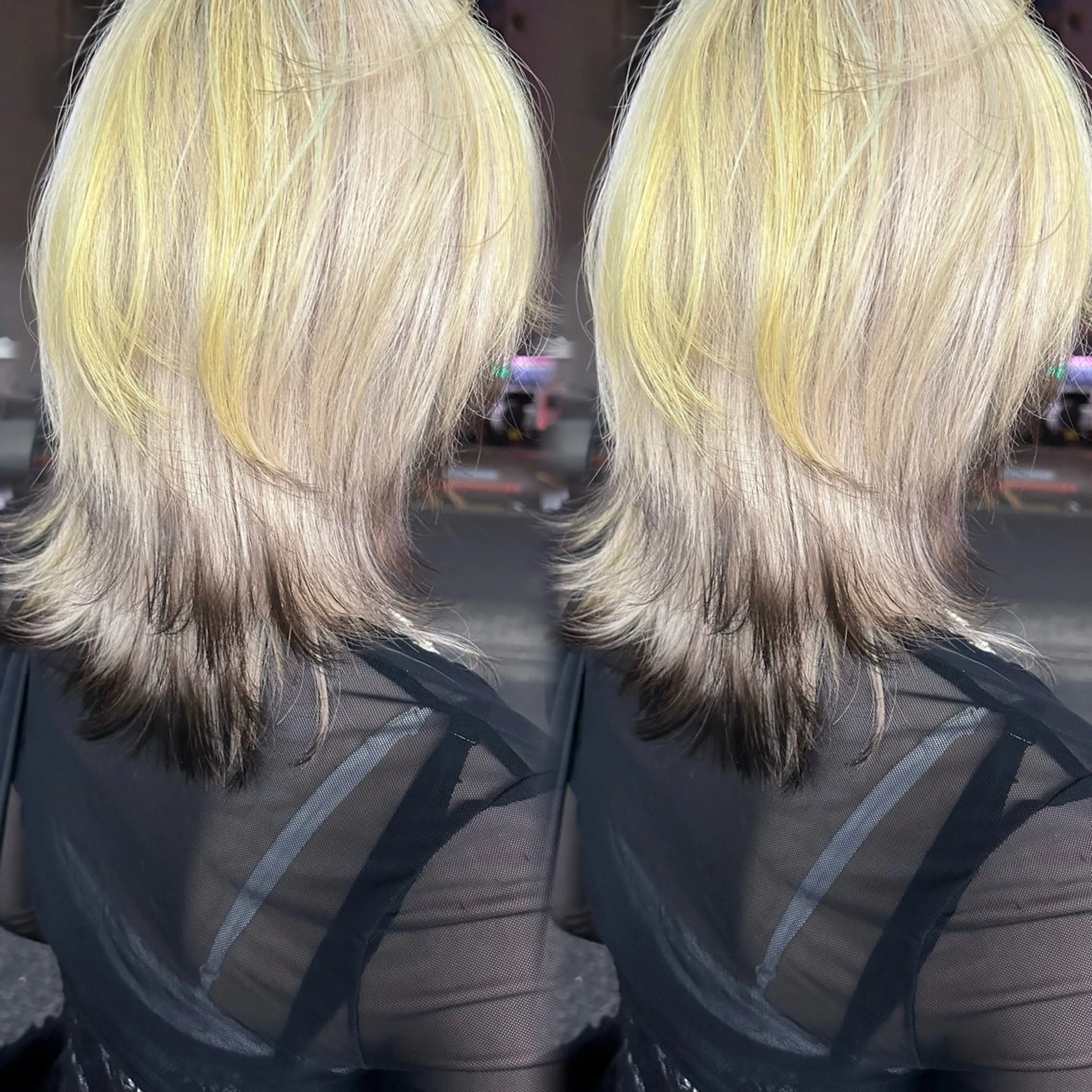 ミディアム カラー カット ヘアカラー 透明感カラー×レイヤ ー🧊横田 冴のヘアスタイル