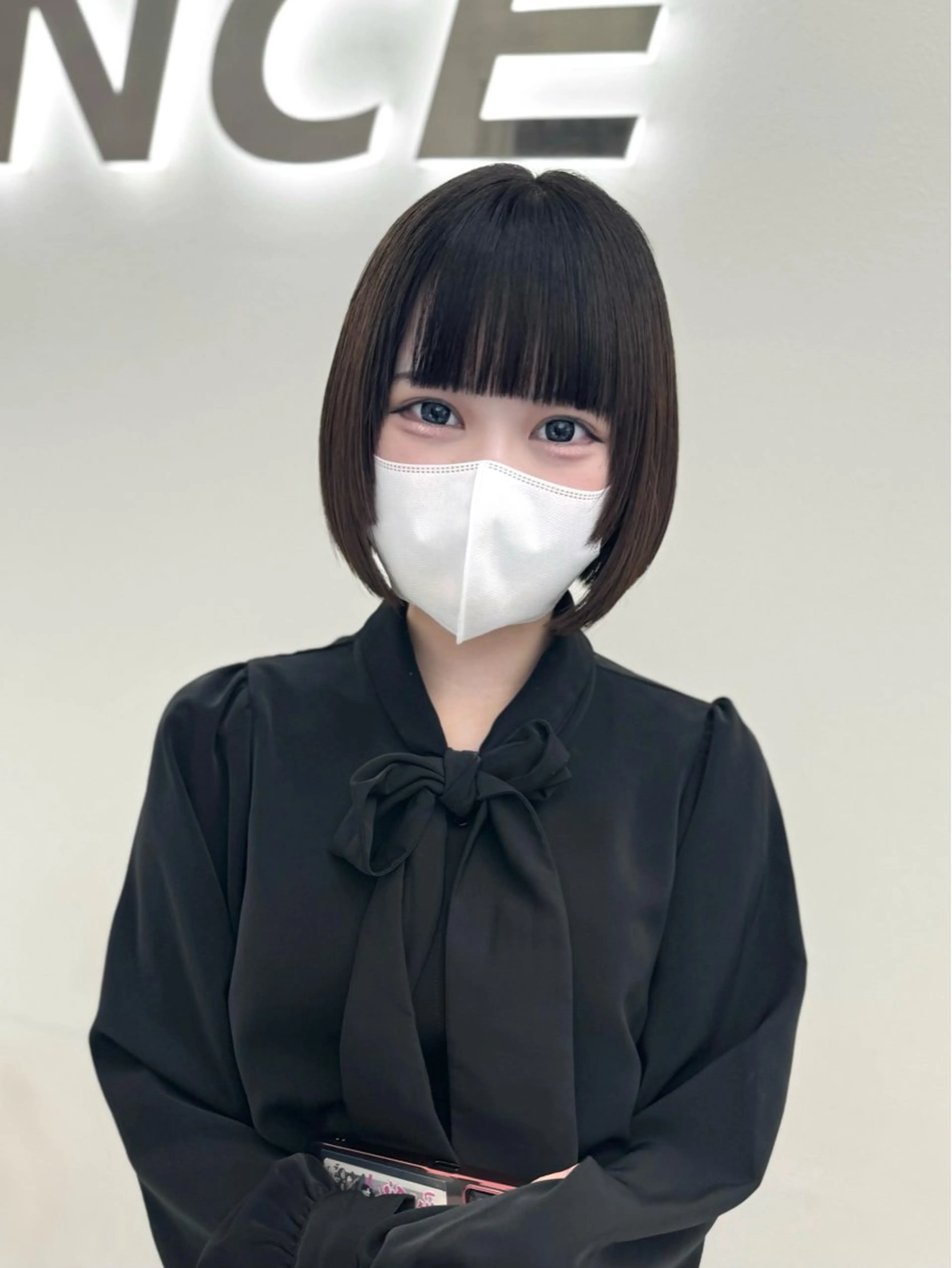 ショート カラー ヘアアレンジ カット ヘアカラー 縮毛矯正 トリートメント ヘッドスパ ヘアセット 縮毛矯正🤍 盛れるボブ/ひかりのヘアスタイル