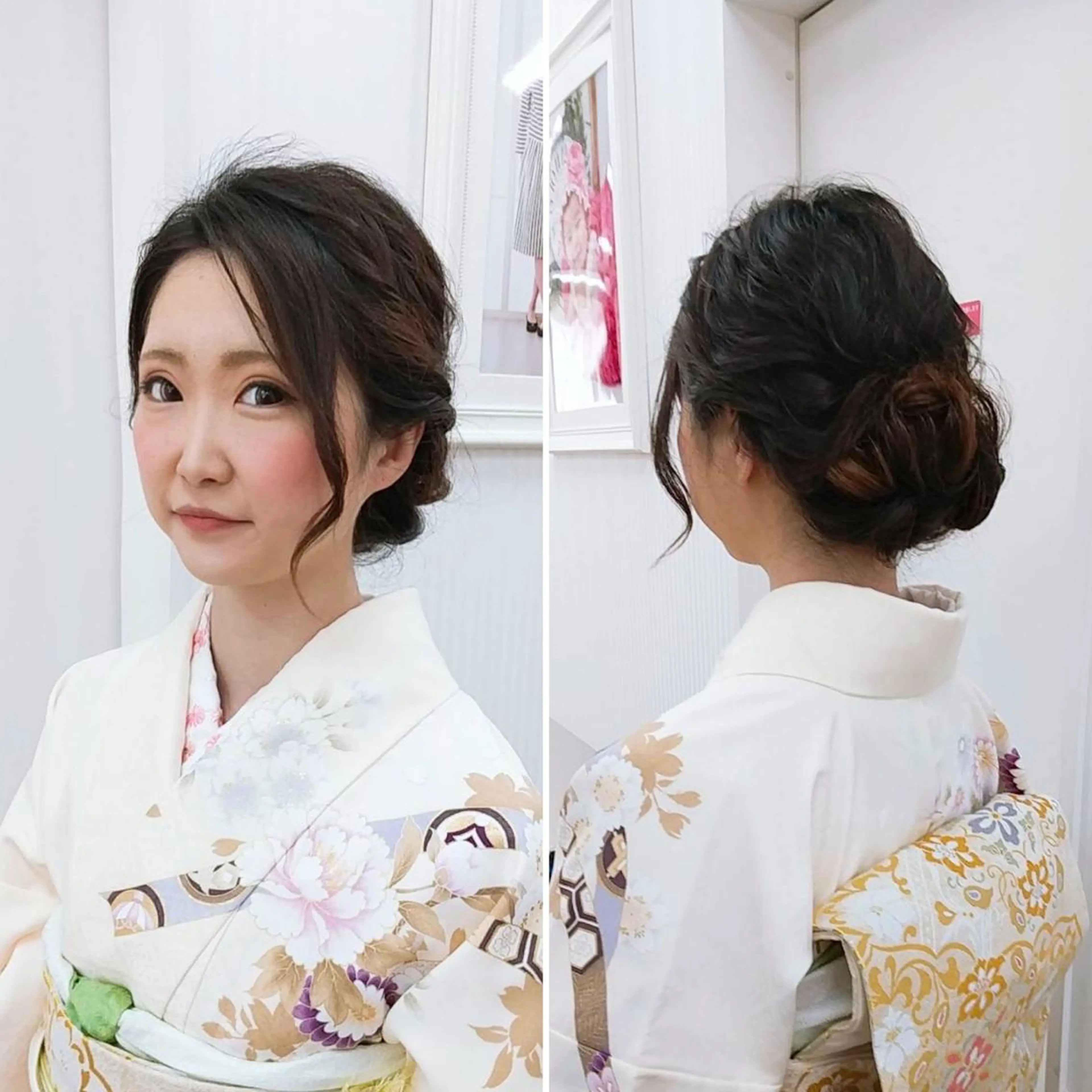 ロング ヘアアレンジ ヘアセット KANA カナのマツエク・マツパデザイン