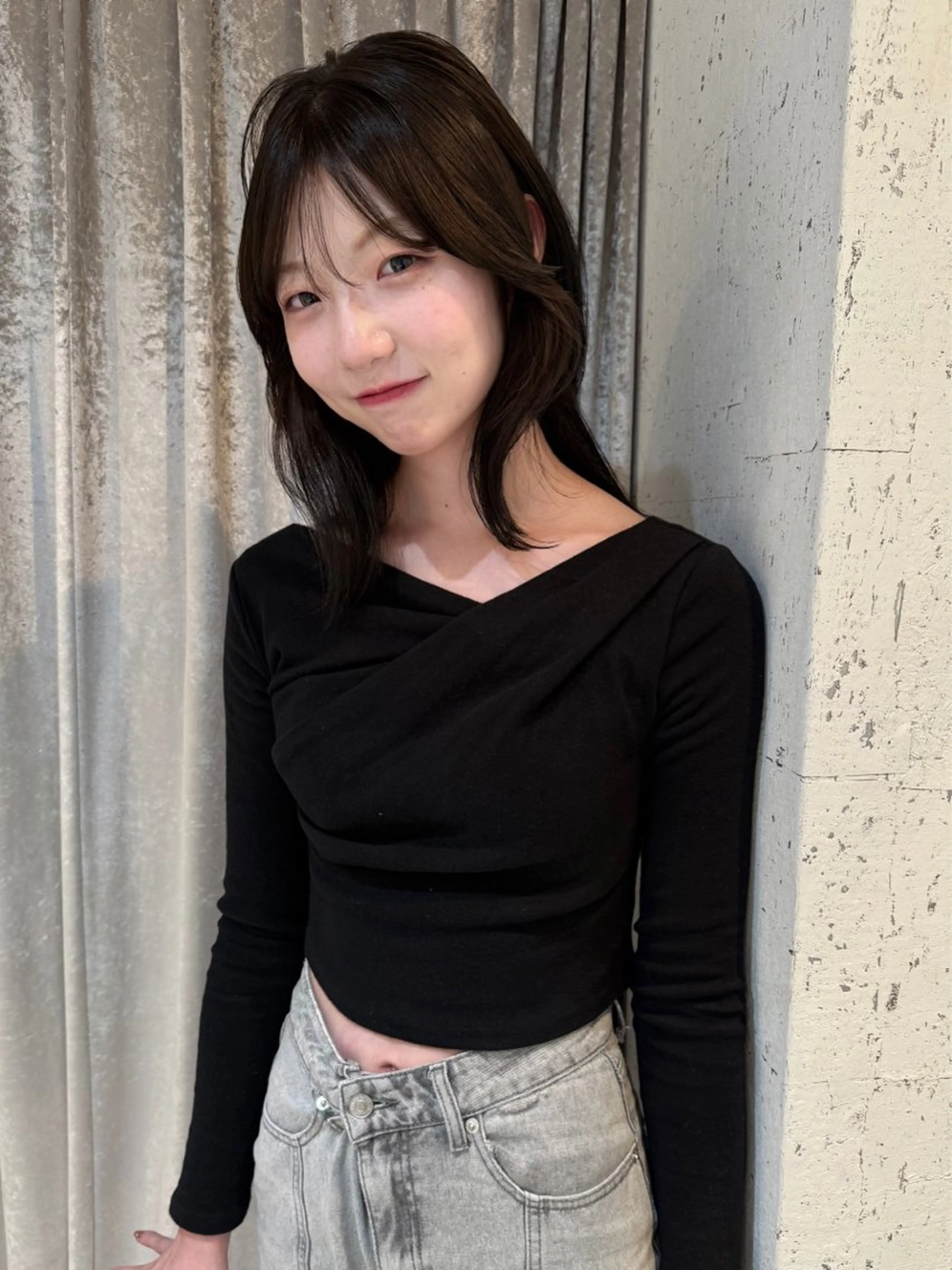 ミディアム カラー ブリーチ カット ヘアカラー トリートメント mai / linoah˚✧のヘアスタイル