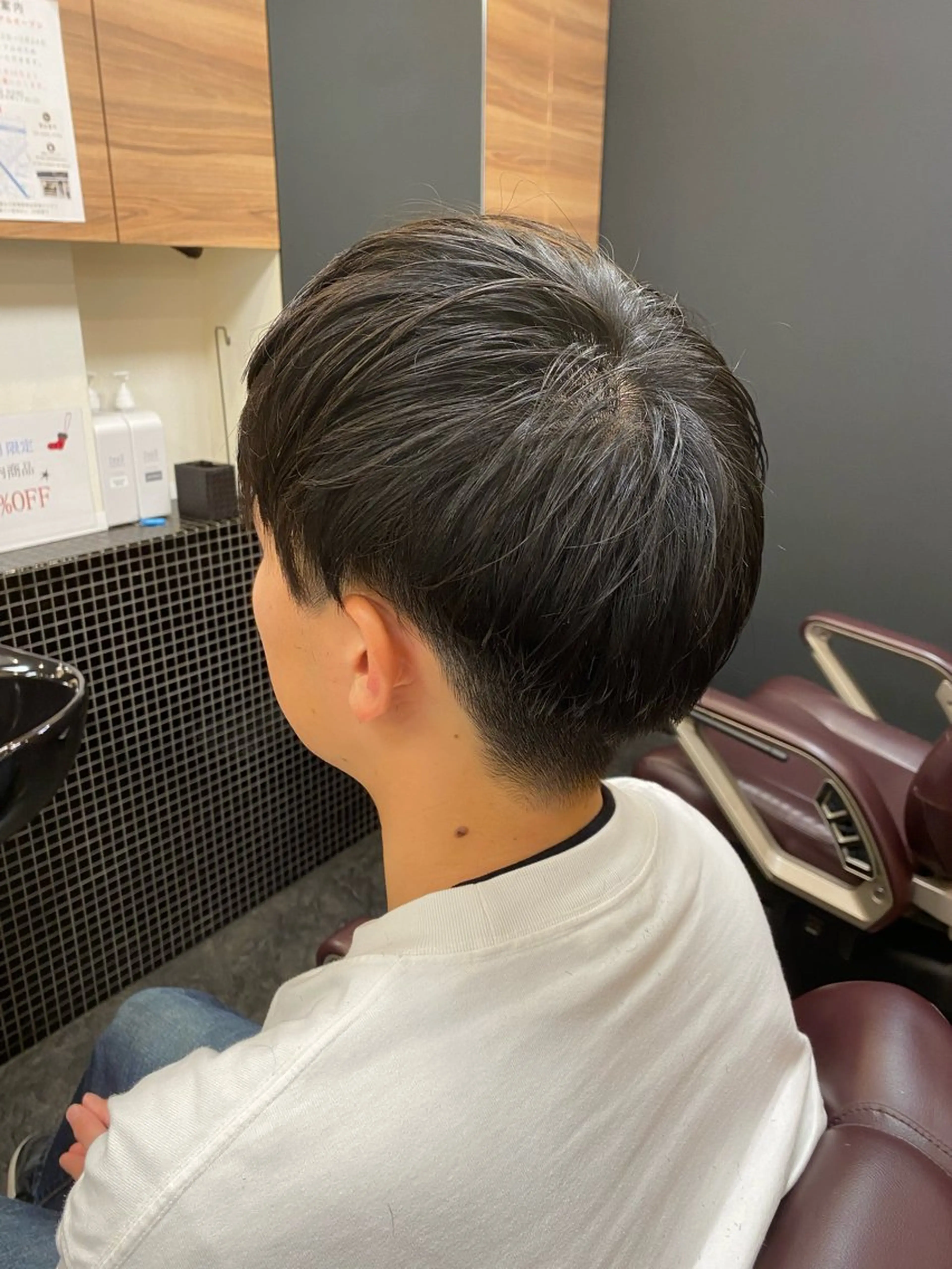 ショート メンズ メンズカット０円 モデル募集野田阪神のヘアスタイル