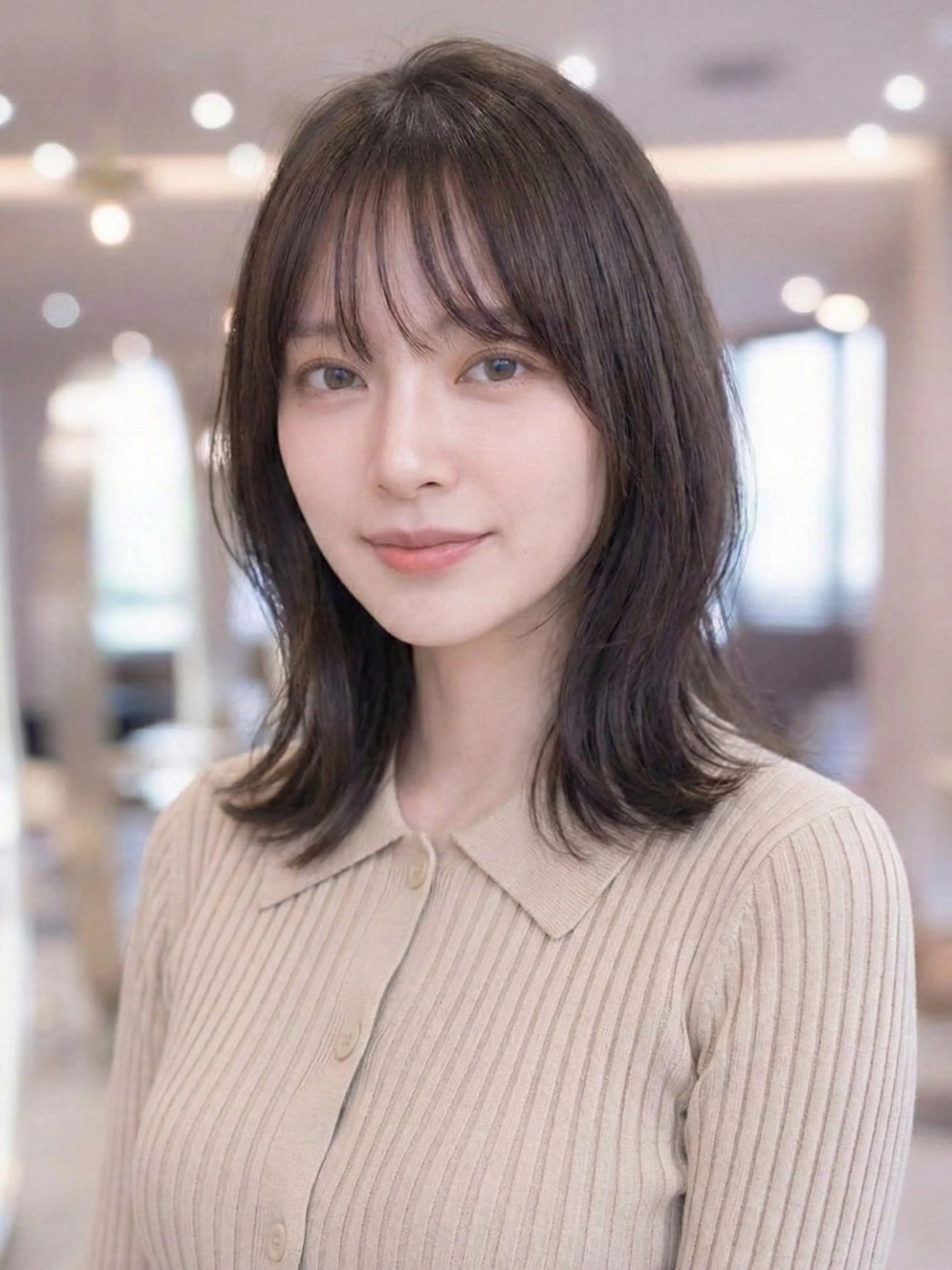 ミディアム カラー カット ヘアカラー トリートメント GULGUL 小関 伊吹のヘアスタイル