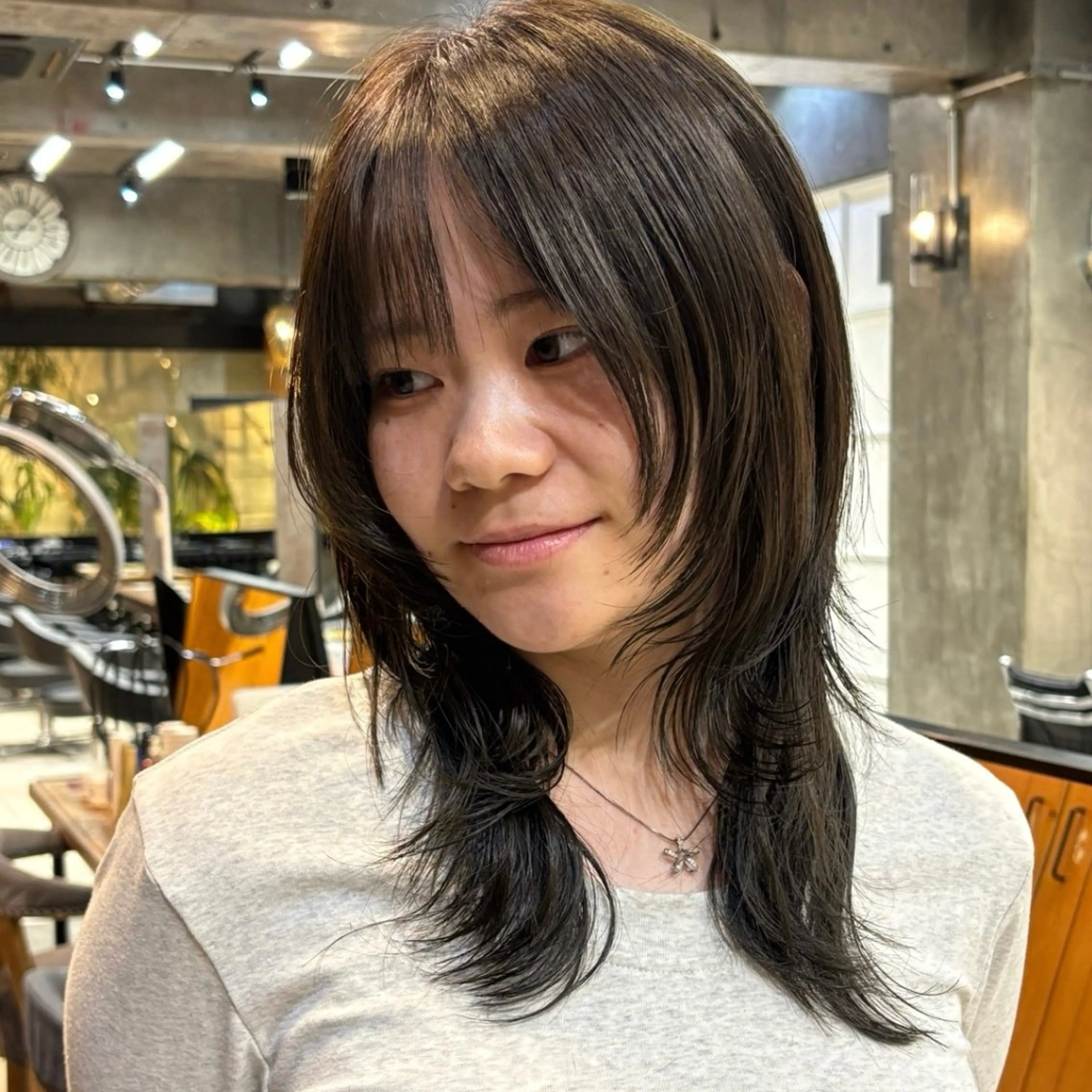 ミディアム カラー カット ヘアカラー トリートメント デザインレイヤー/ KOSUKEのヘアスタイル