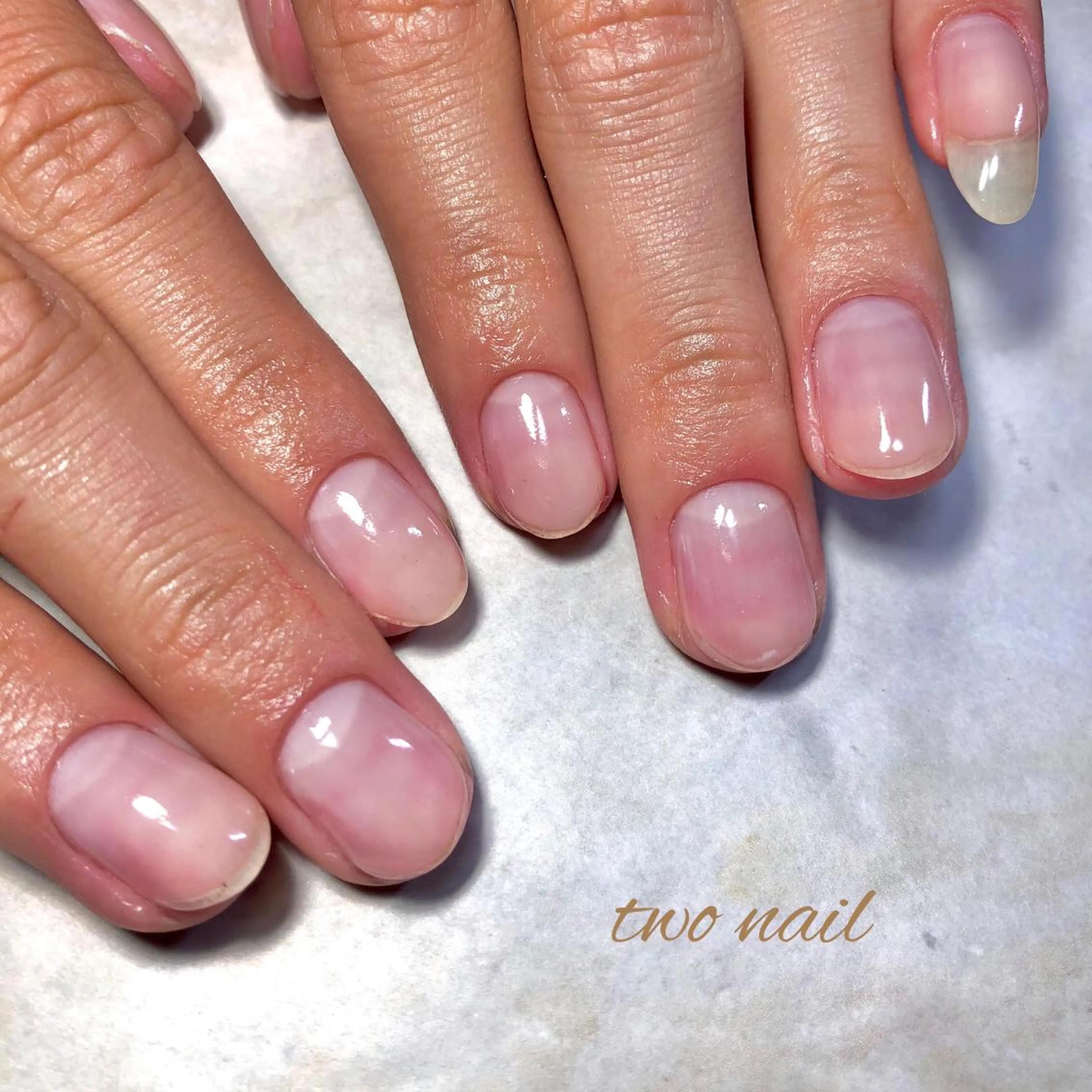 ネイル アートネイル フットネイル ハート ニュアンスネイル ハンドネイル two nailのネイルデザイン