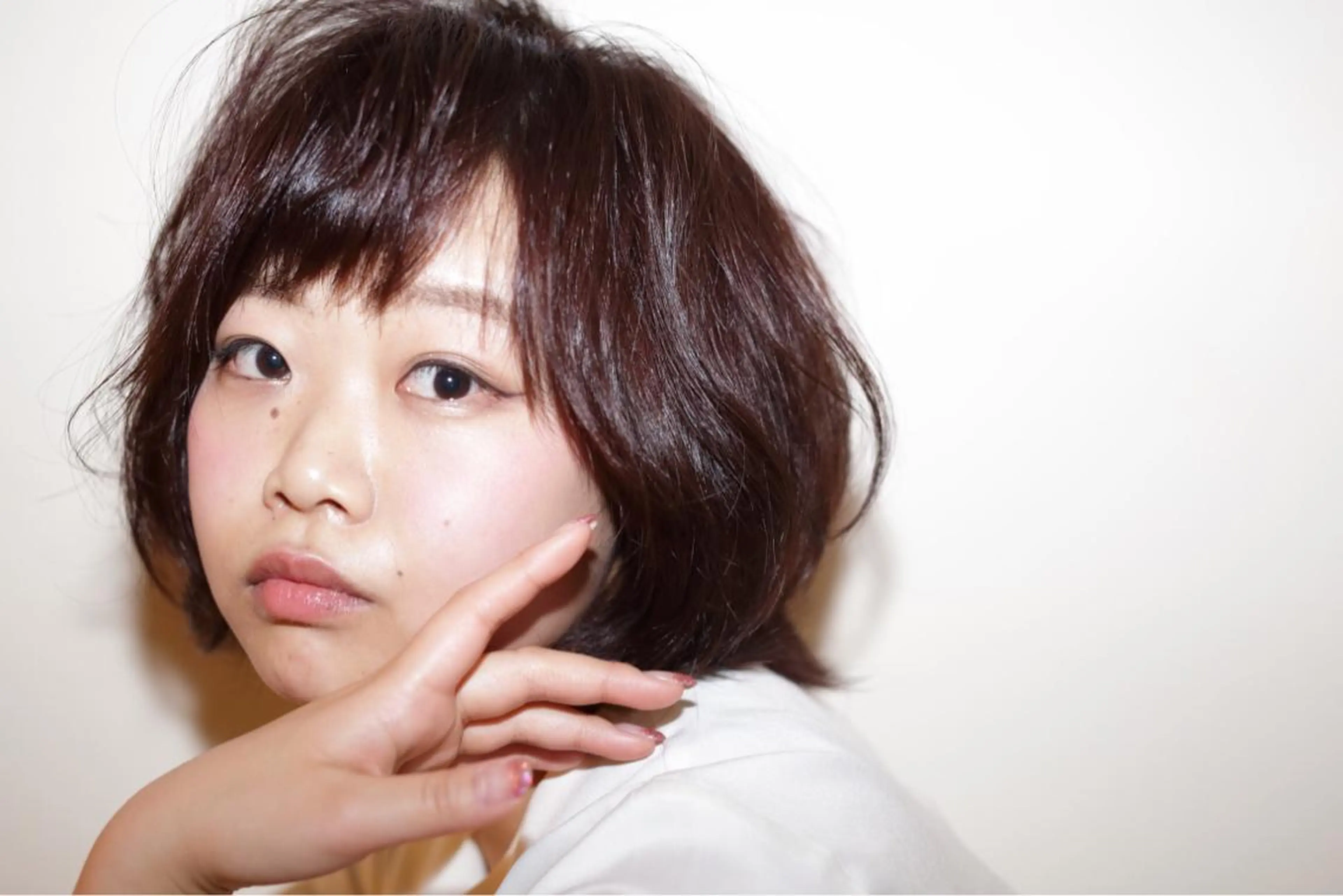 ショート ミディアム カラー ピンクカラー タジマ ヤスヒサのヘアスタイル