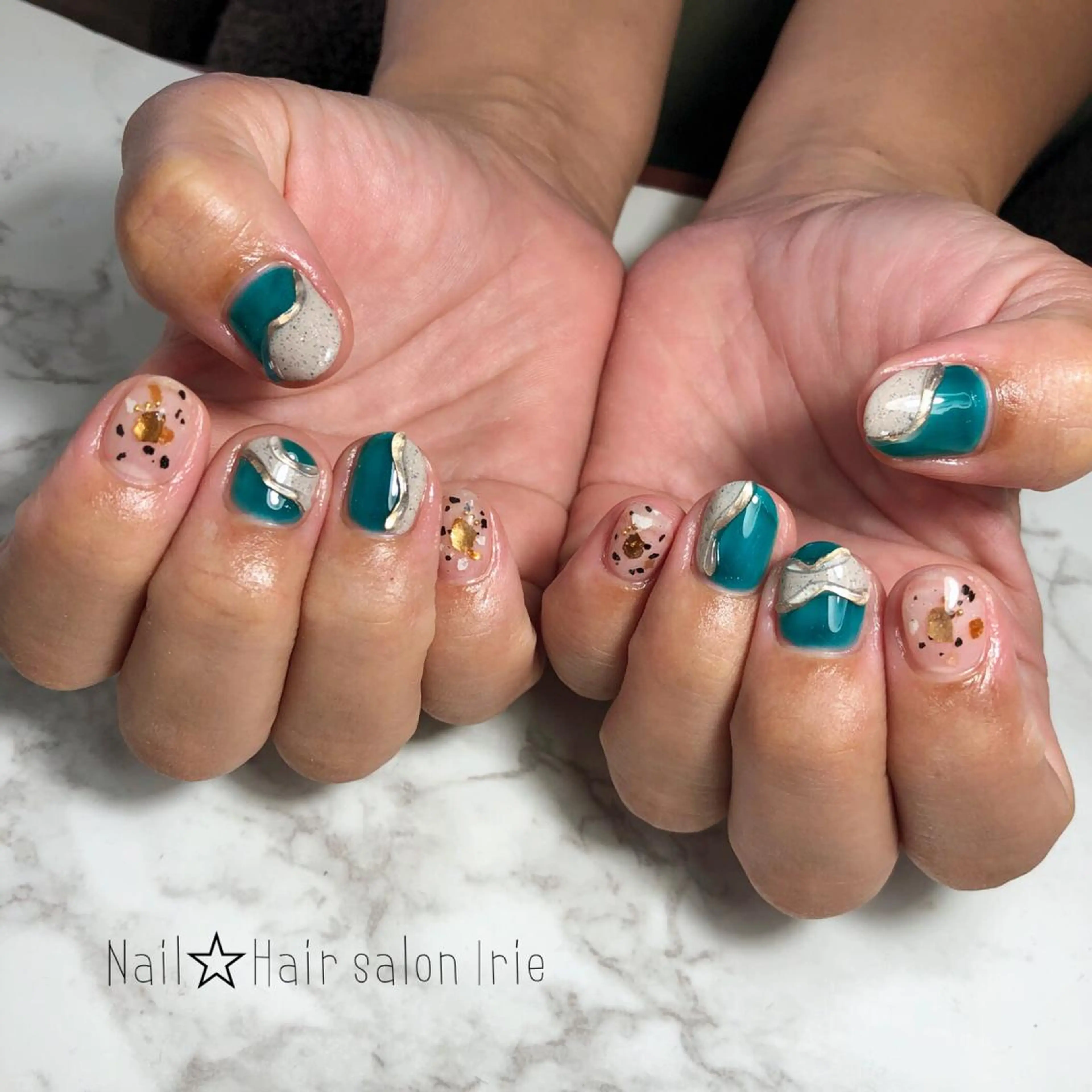 ネイル ハンドネイル Hair salon Irie所属・與儀 知佳のネイルデザイン