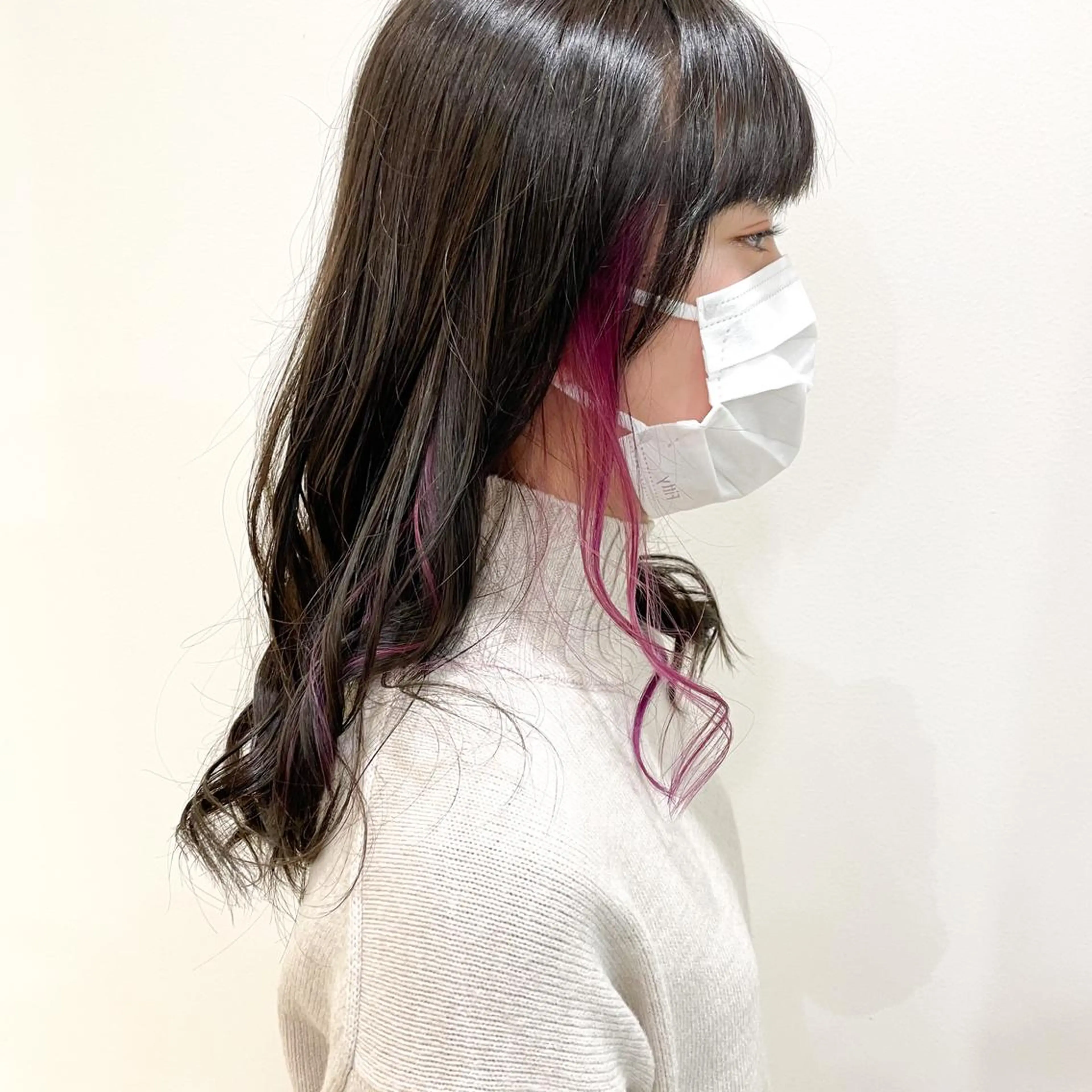 セミロング カラー 縮毛矯正/髪質改善 /韓国風　山川春輝のヘアスタイル