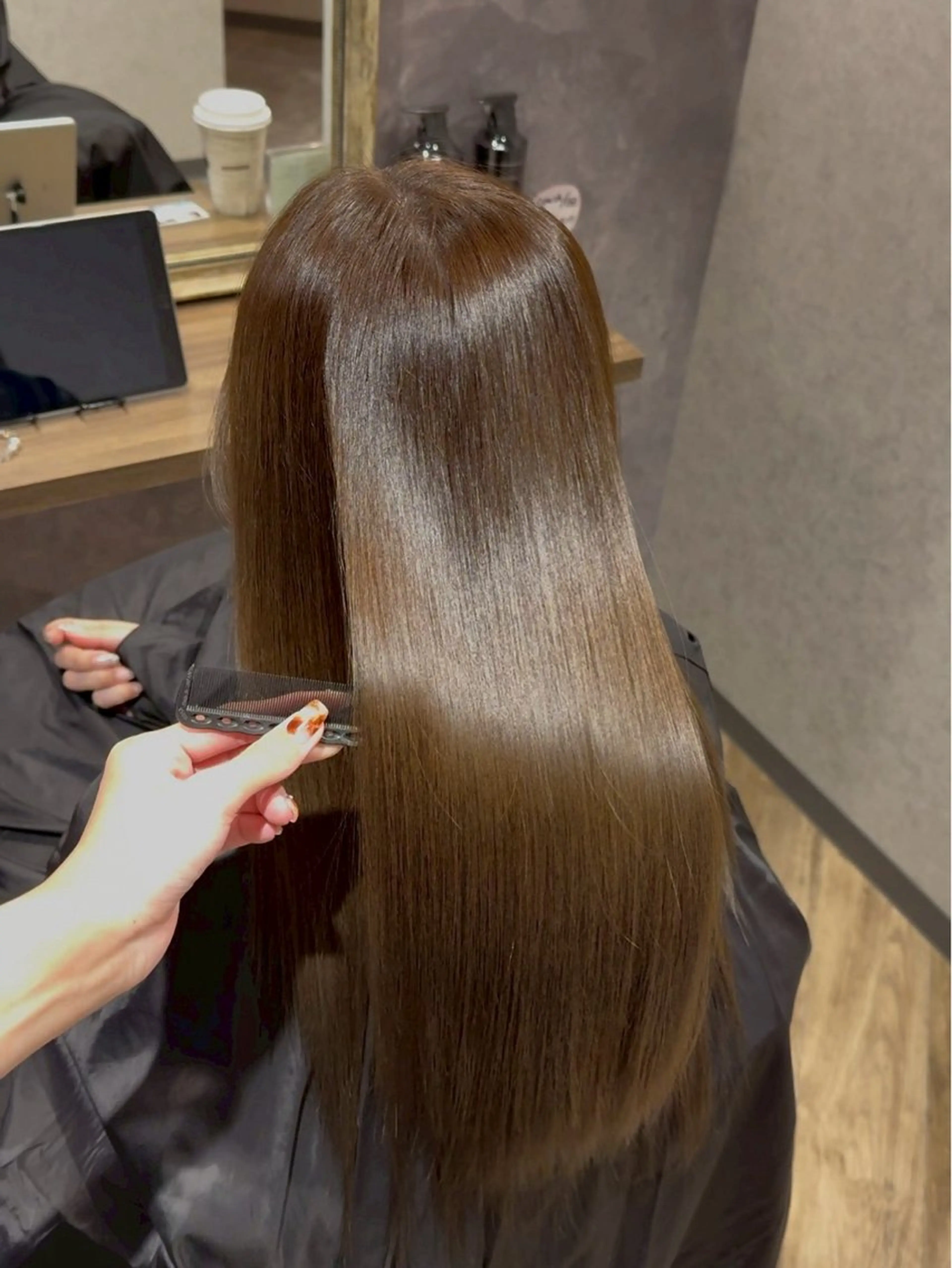 カラー 奈良 心優のヘアスタイル