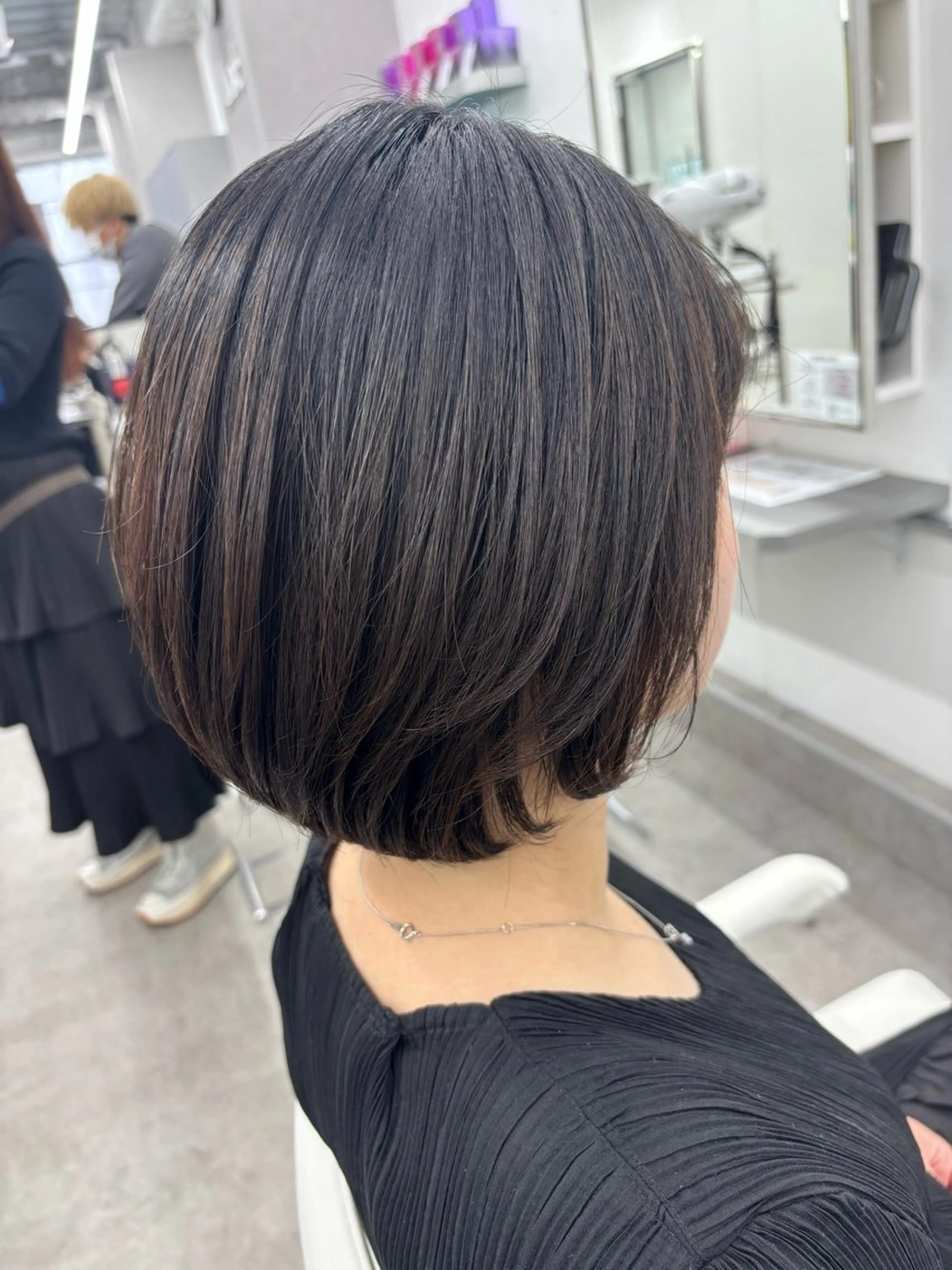 ショート ボブ 髪質改善 縮毛矯正 カット 縮毛矯正 関山浩平ショート /ボブ/ヘアセットのヘアスタイル