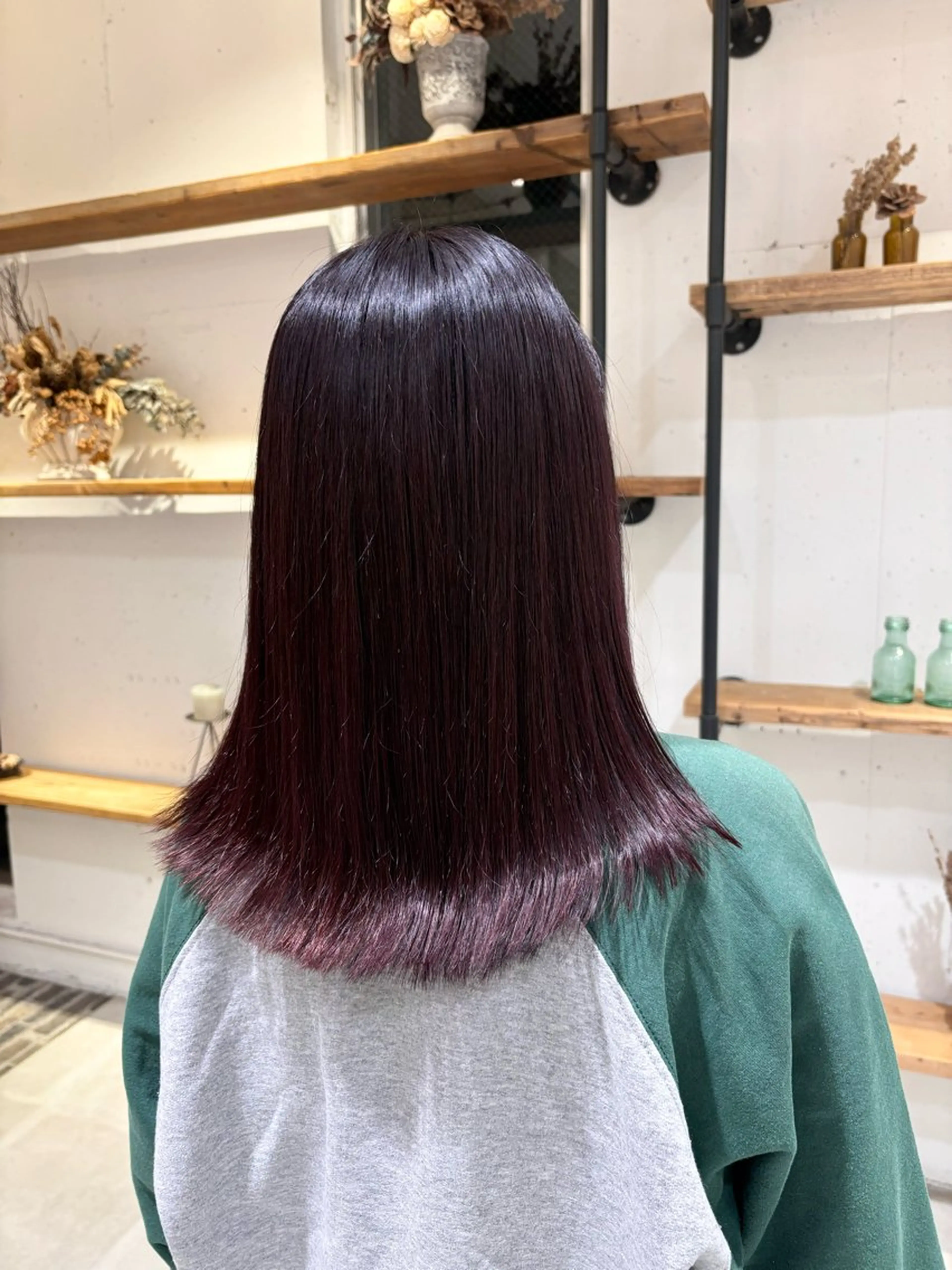 ミディアム カラー クリスマス ぬくい せいな💫のヘアスタイル