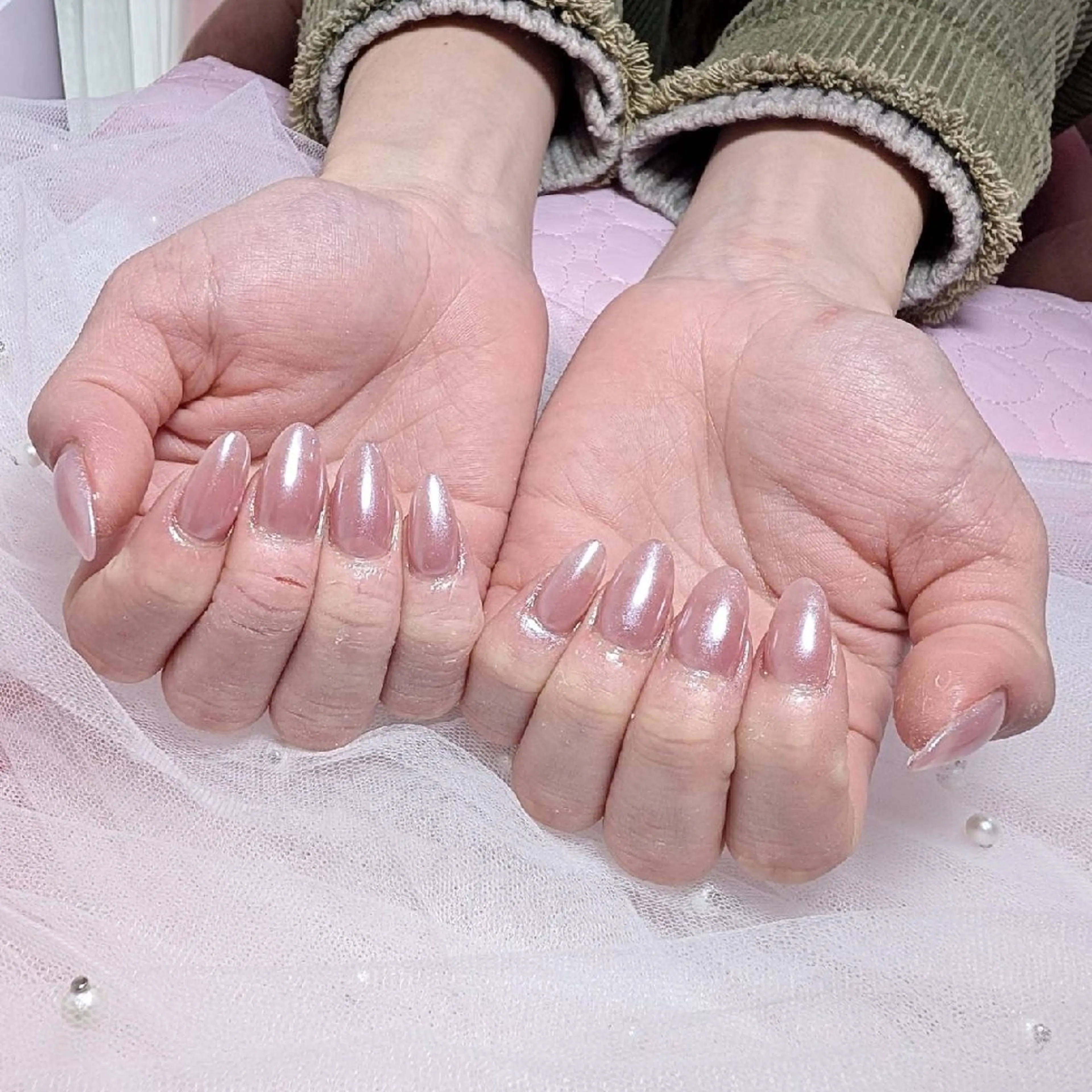 ネイル オーロラネイル Alissa Nailのネイルデザイン