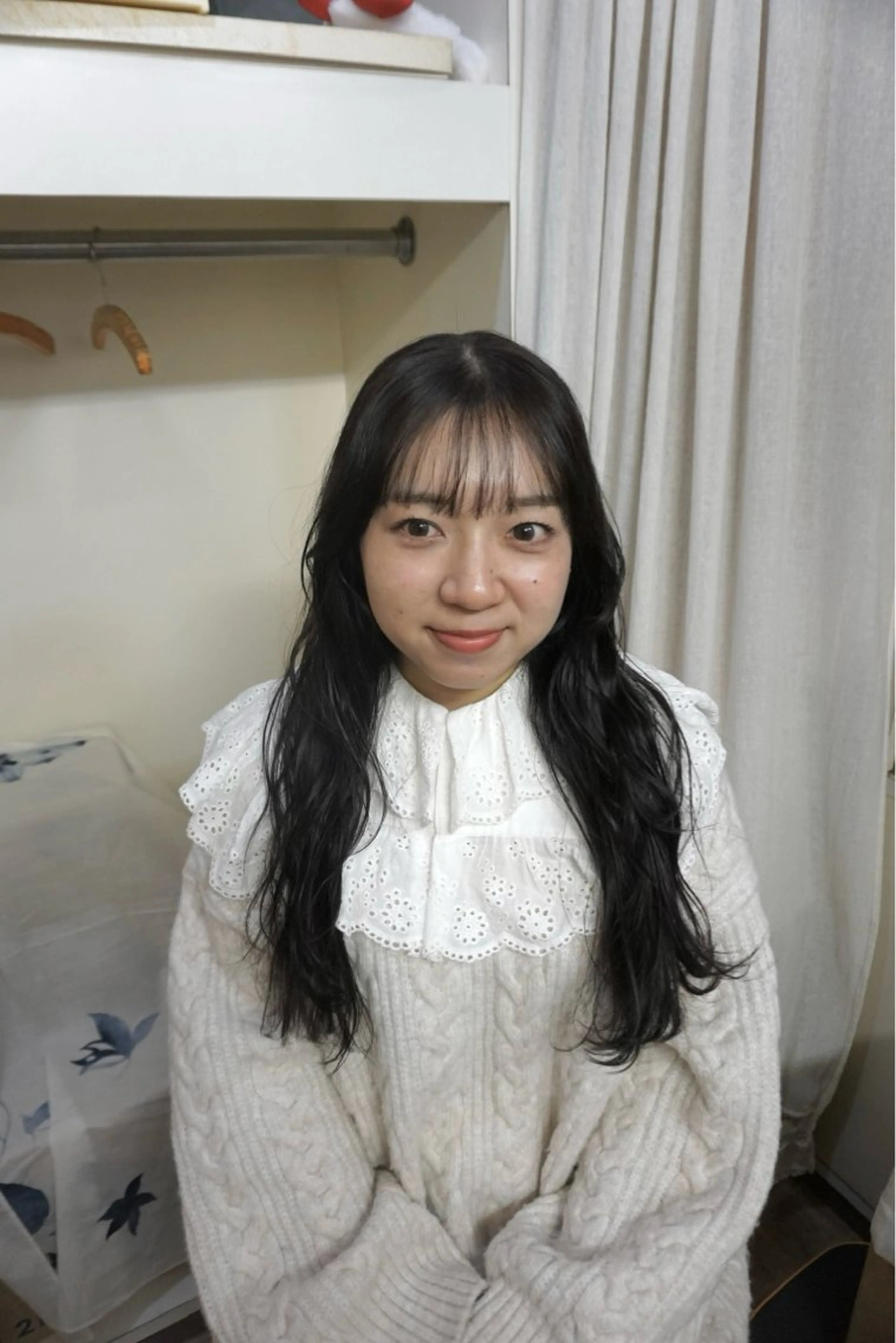 ロング カラー 小林 かんなのヘアスタイル