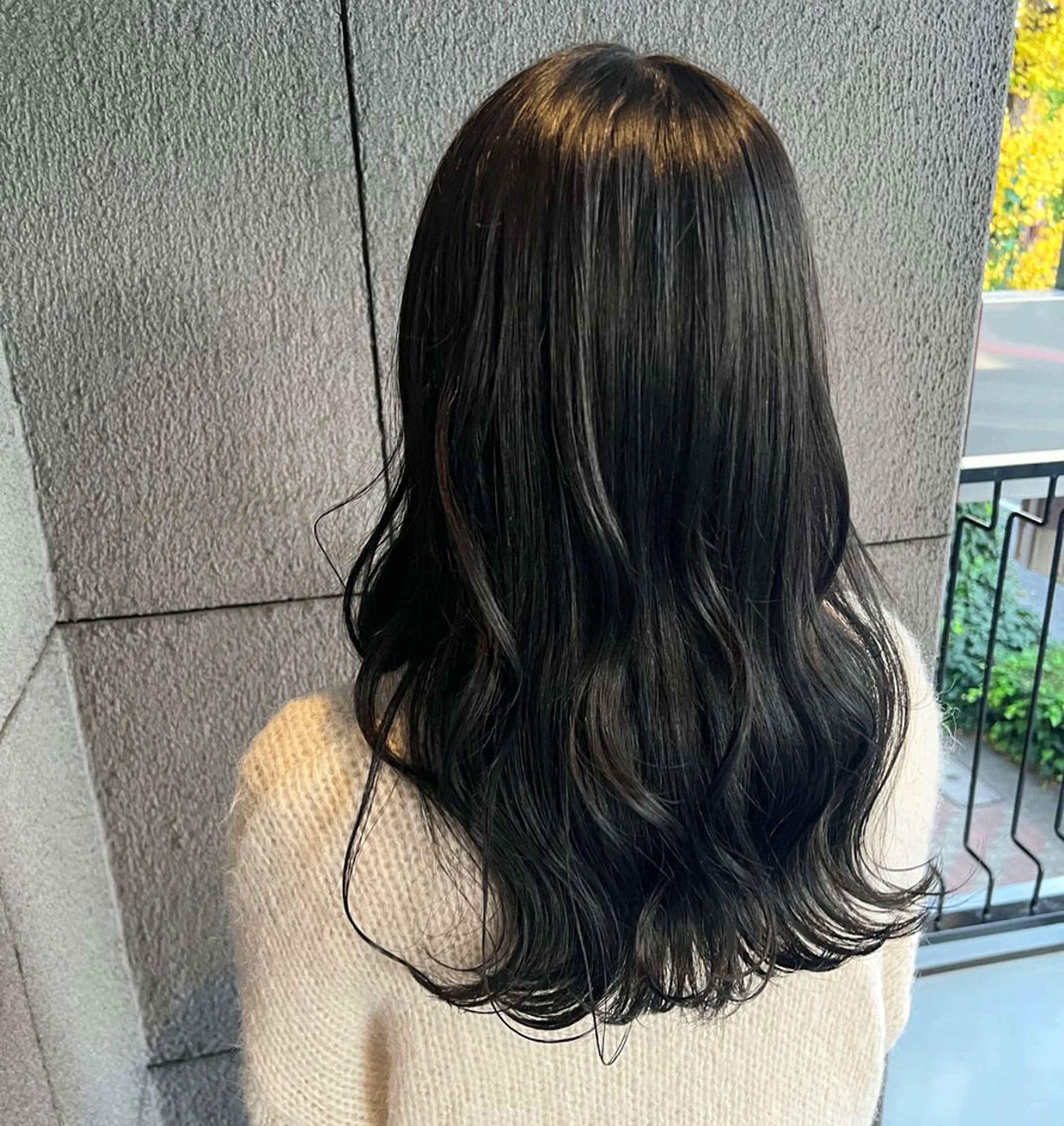 ロング カラー トリートメント カット トリートメント 岡野 真歩のヘアスタイル
