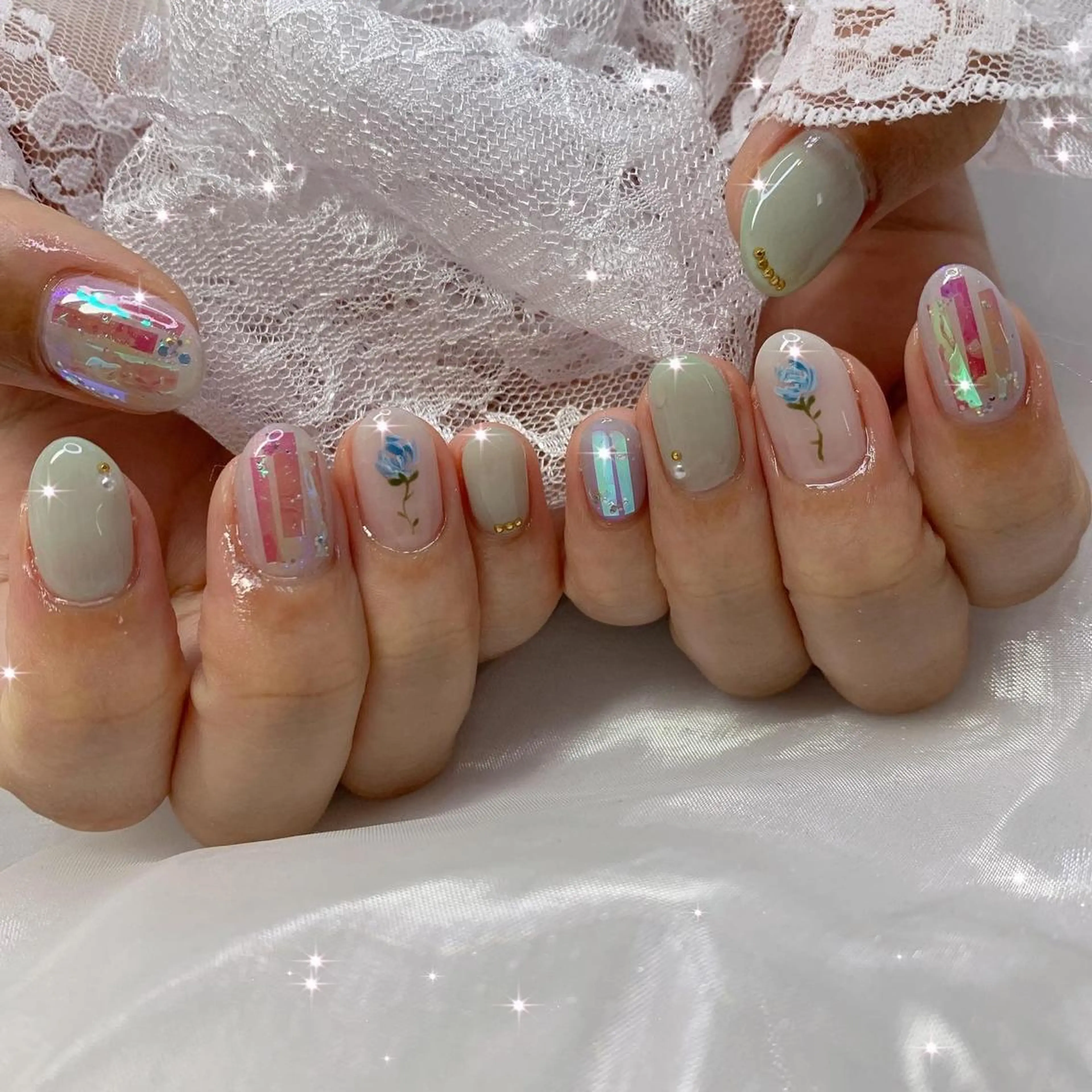 ネイル ハンドネイル La neige* yuki 🐩🌙のネイルデザイン