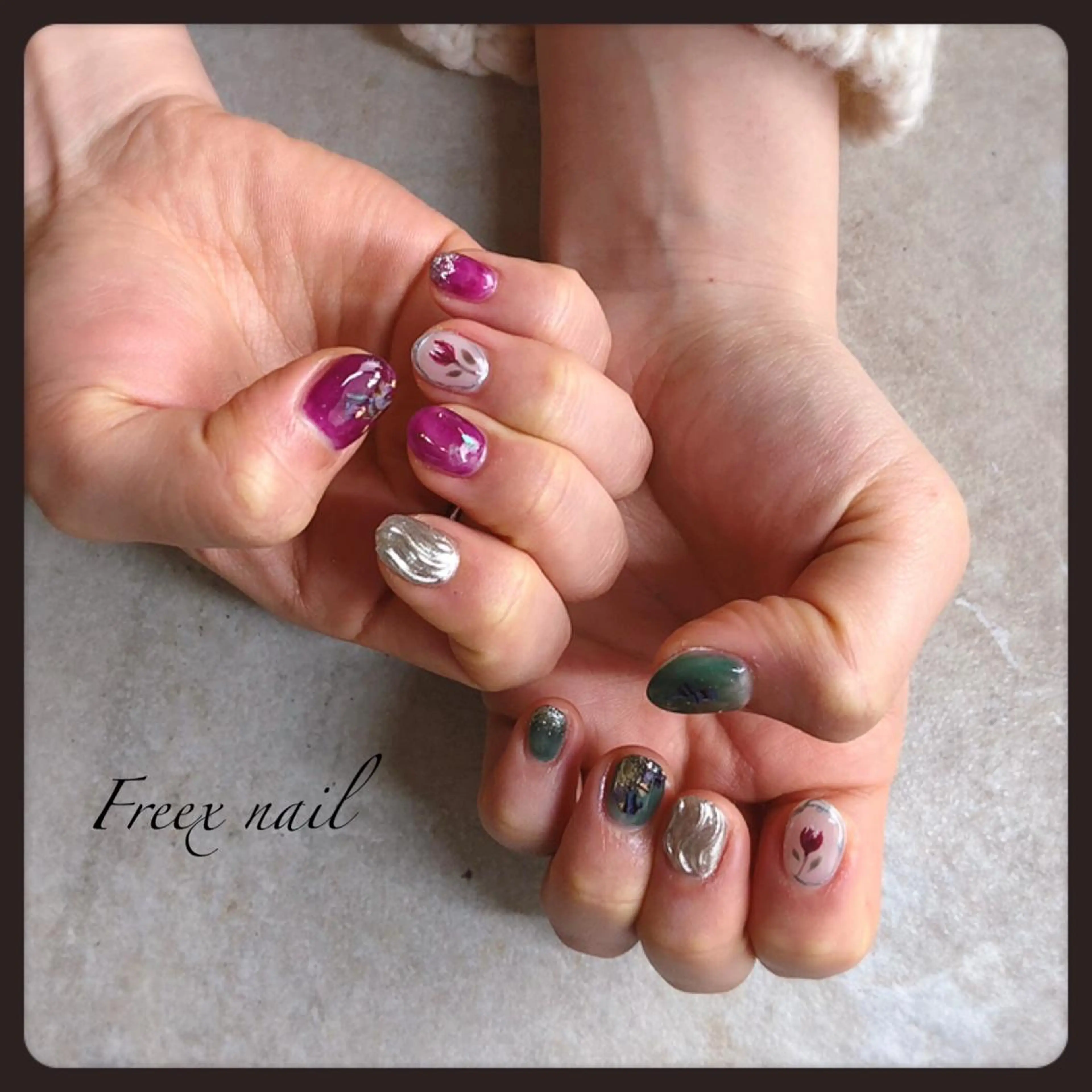 ネイル freex nail /ニュアンス/個性派のネイルデザイン