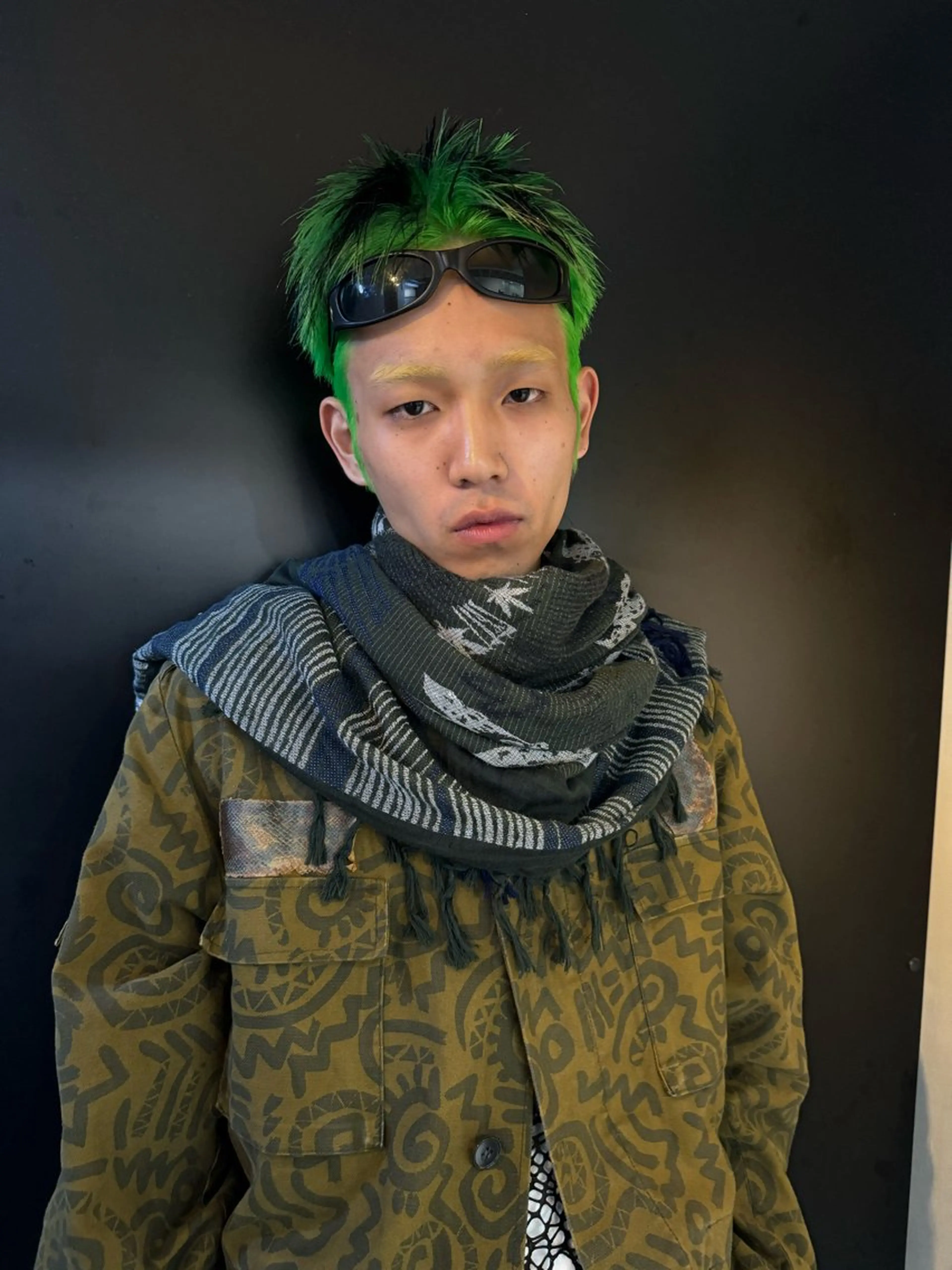 ショート メンズ デザインカラー/ ハイトーン/ケイジのヘアスタイル