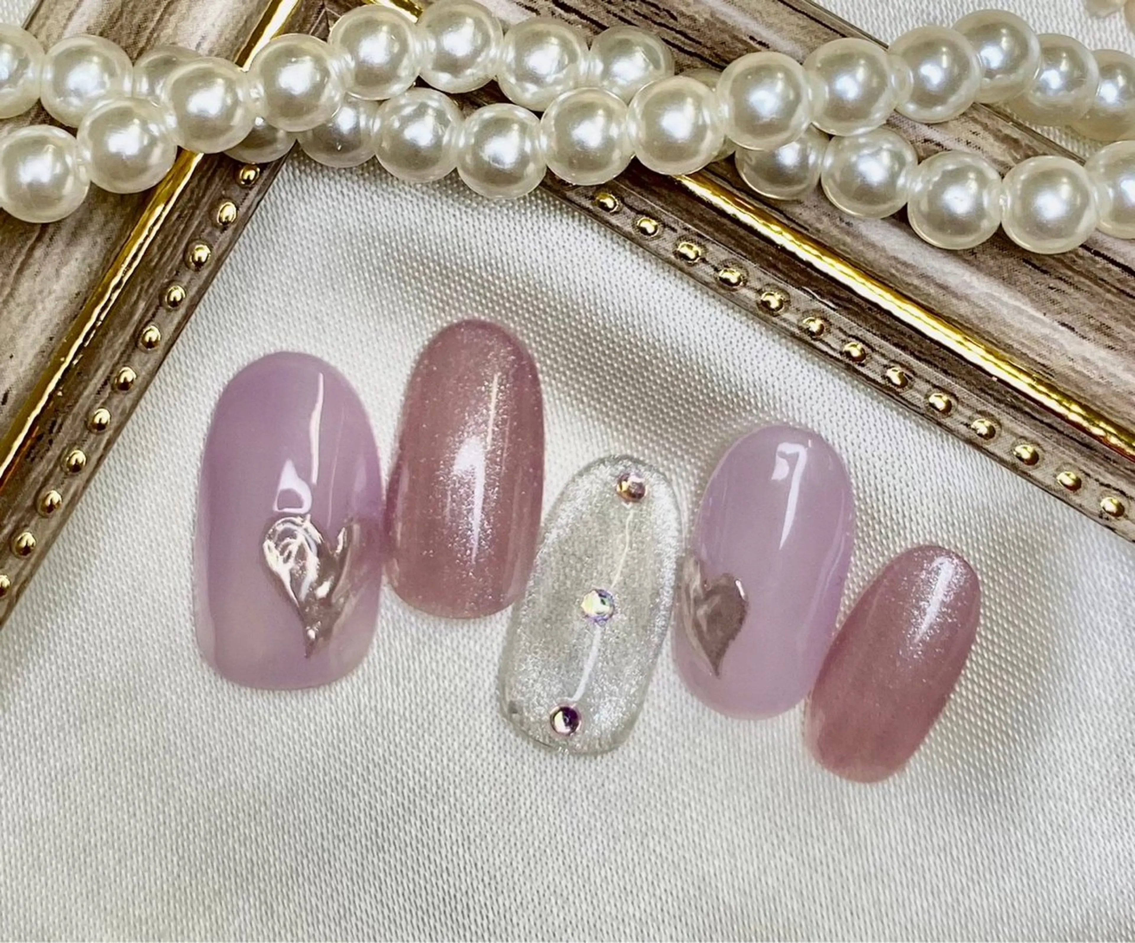 ネイル ハンドネイル プティリボン 武蔵小金井店のネイルデザイン