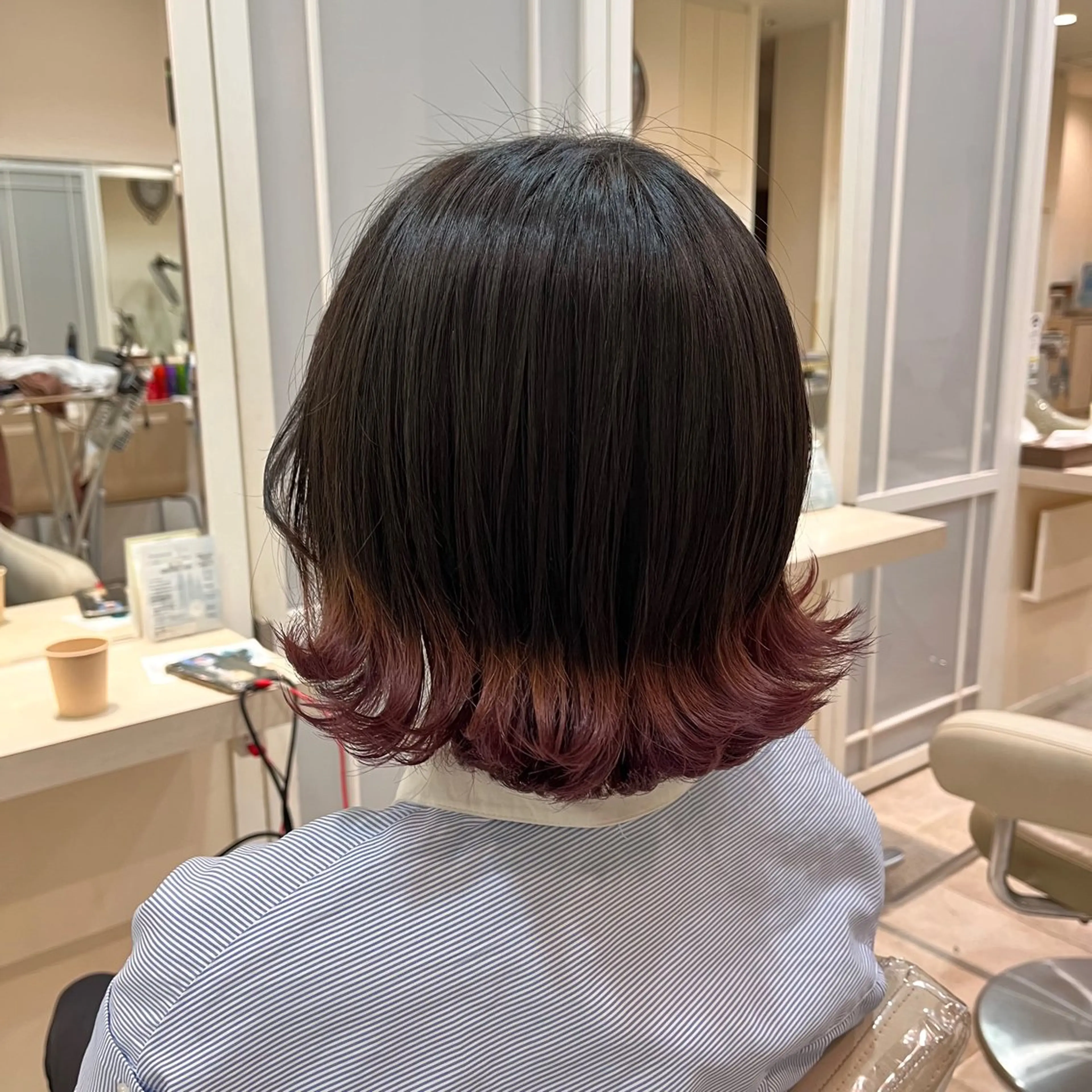 ミディアム aika 🦋‪🫧のヘアスタイル