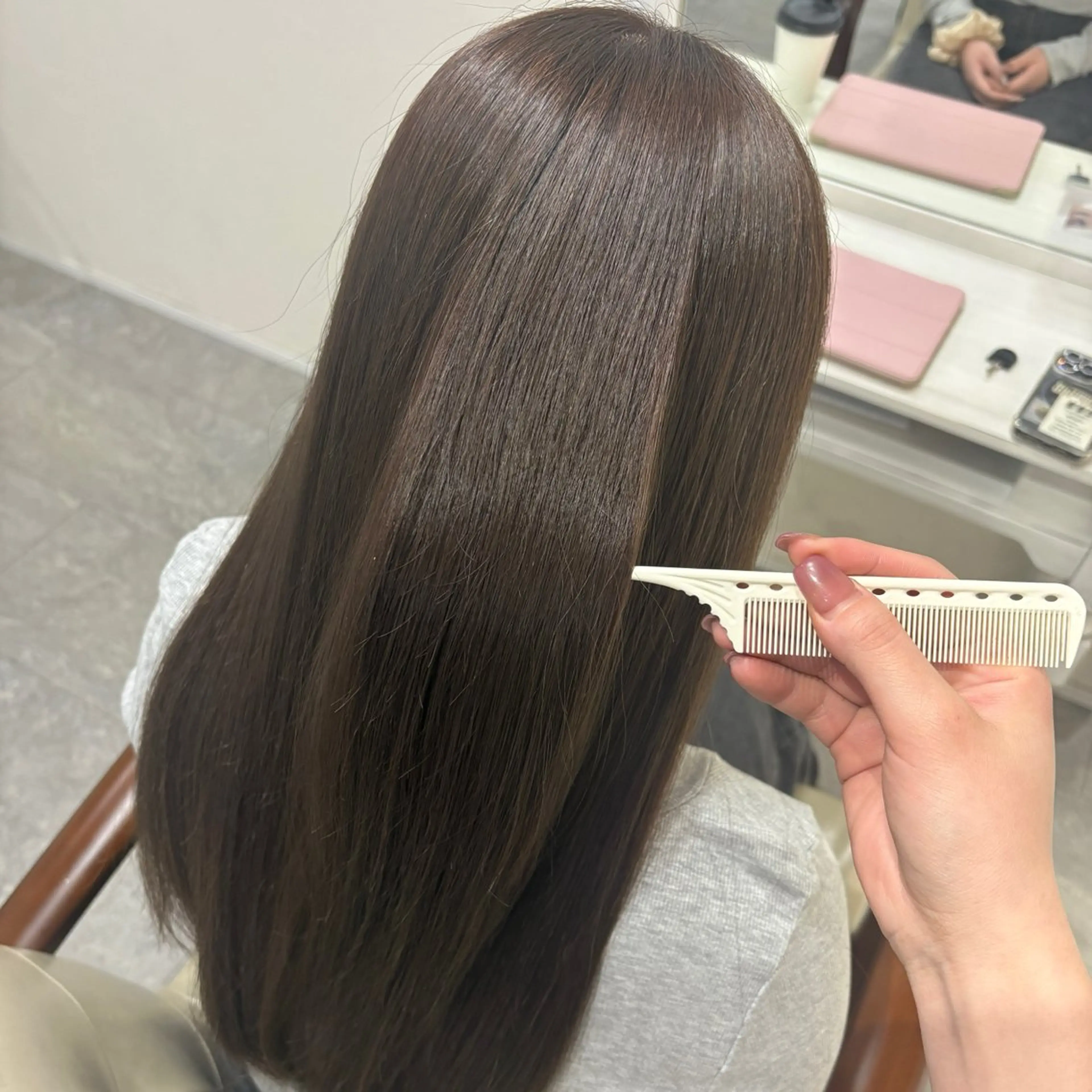 カラー ベージュカラー ヘアカラー alm.所属・mayuka🐾 /カラー/まつパのヘアスタイル