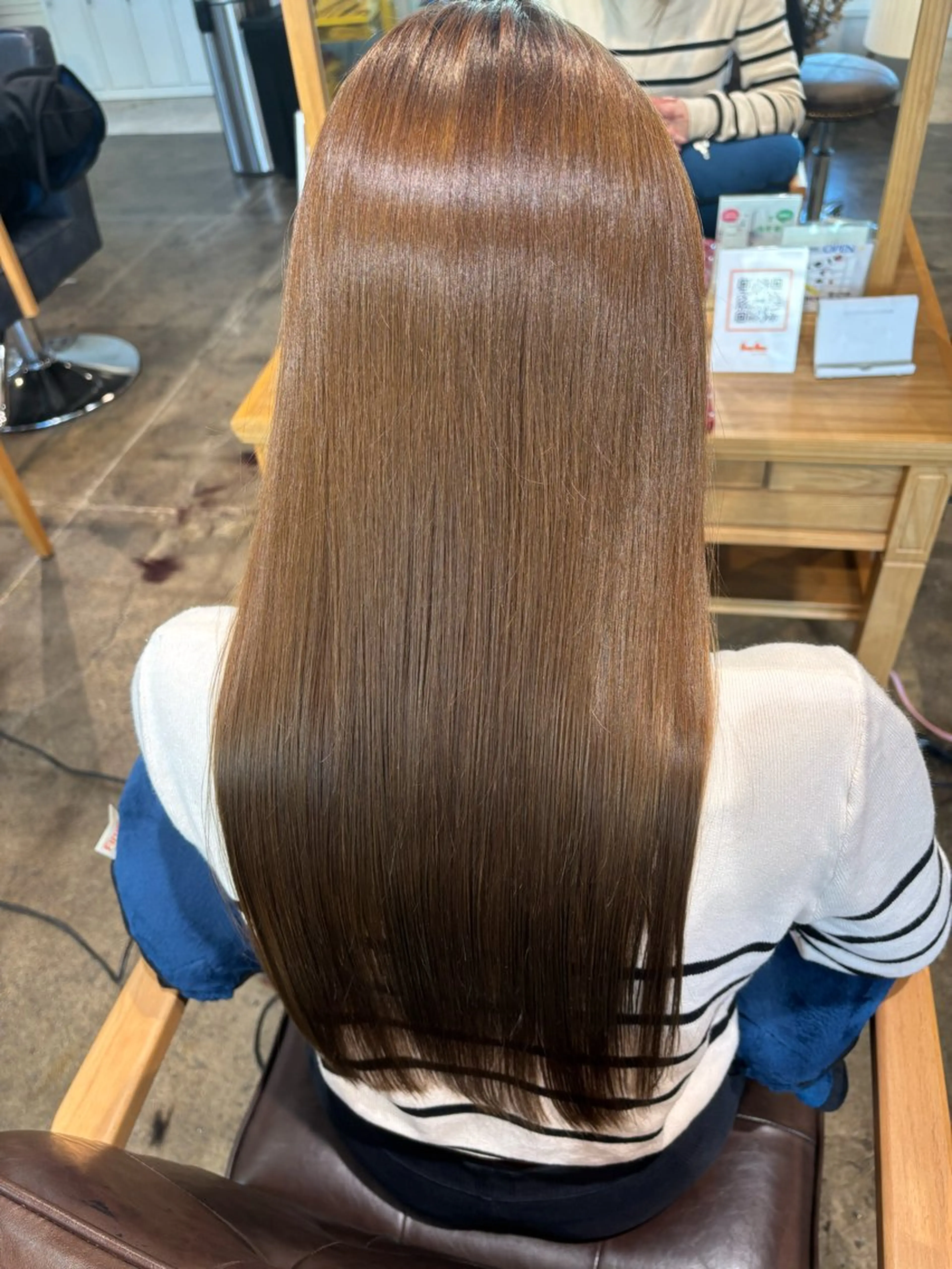 カラー ベージュカラー 透明感カラー miyu/ケアカラー /縮毛矯正のヘアスタイル