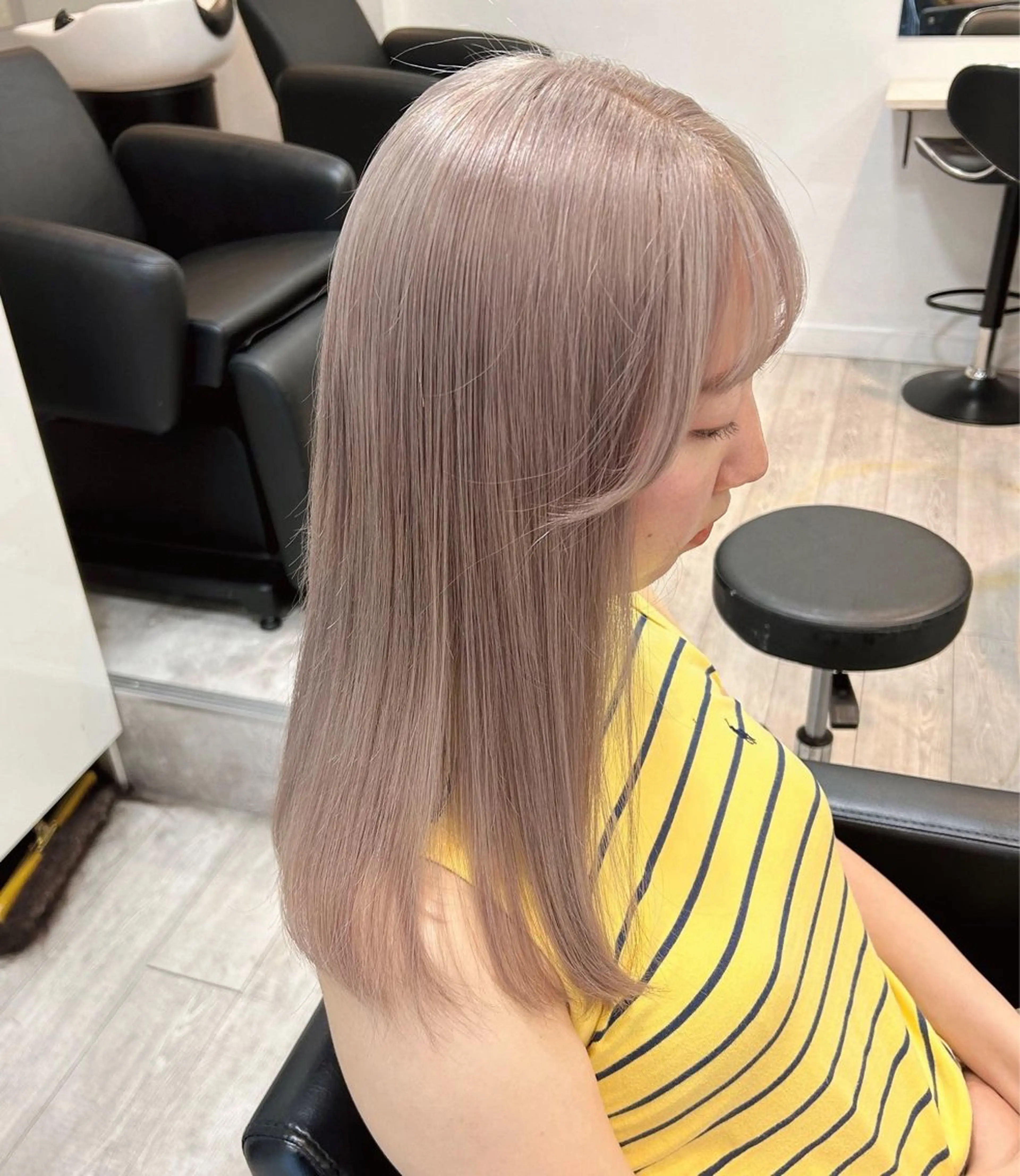 ロング カラー ヘアアレンジ 代表🎀 ふわモテ愛 され髪🩷yumiのヘアスタイル