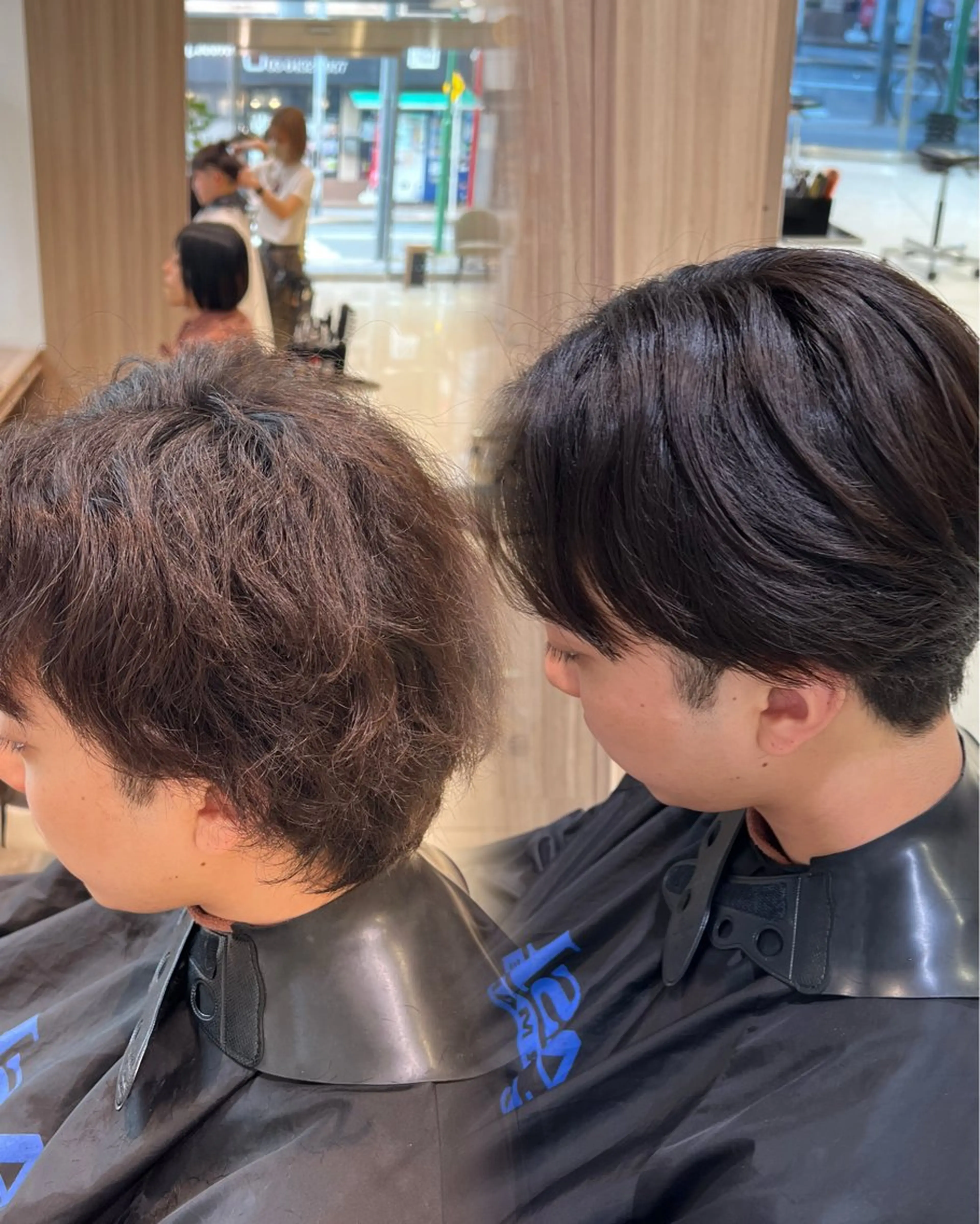 パーマ メンズ メンズパーマ 縮毛矯正 カット 縮毛矯正 SENA 再現性 パーマと縮毛矯正のヘアスタイル