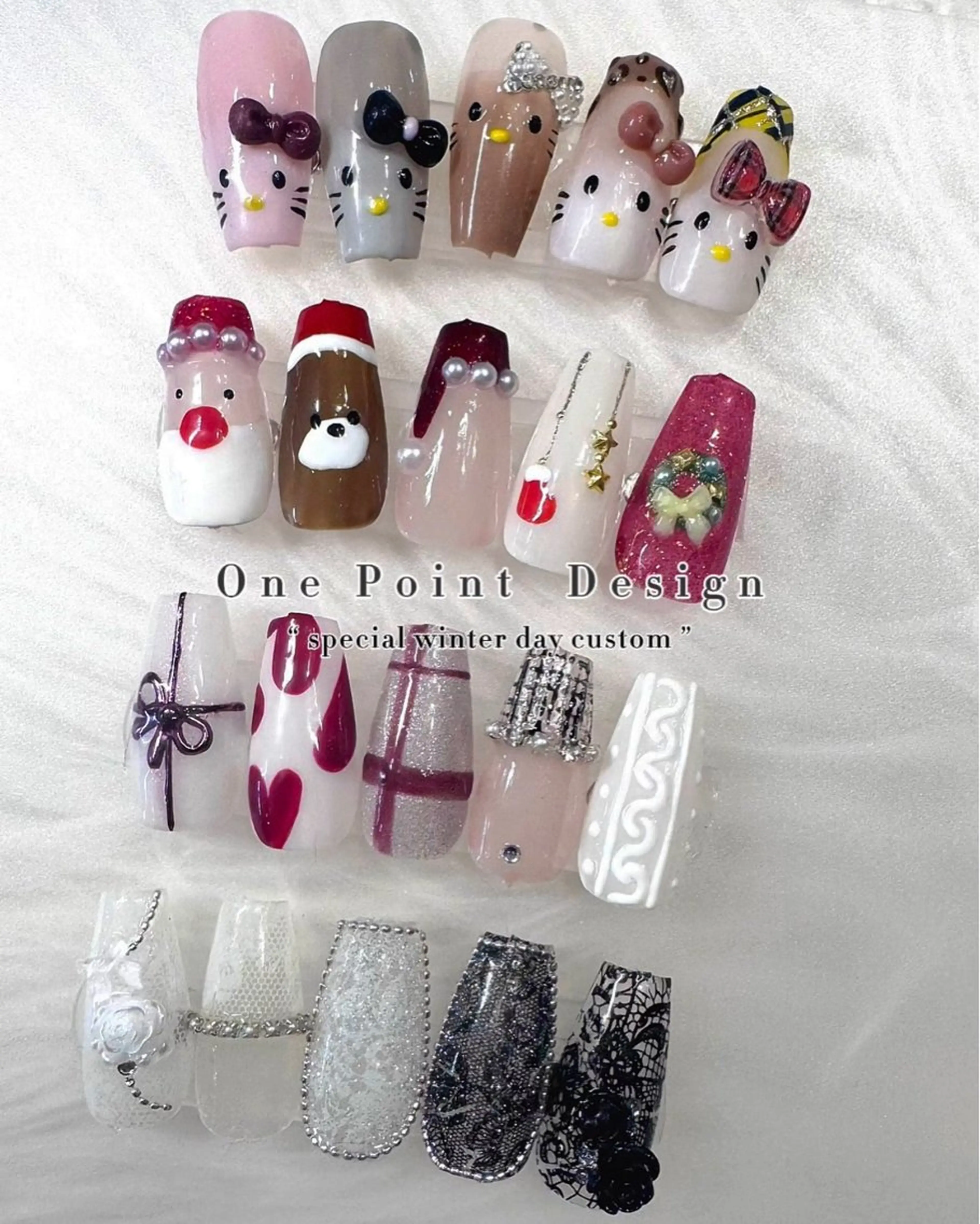 ネイル ハンドネイル 🫧Lua.nail 🍒emuのネイルデザイン