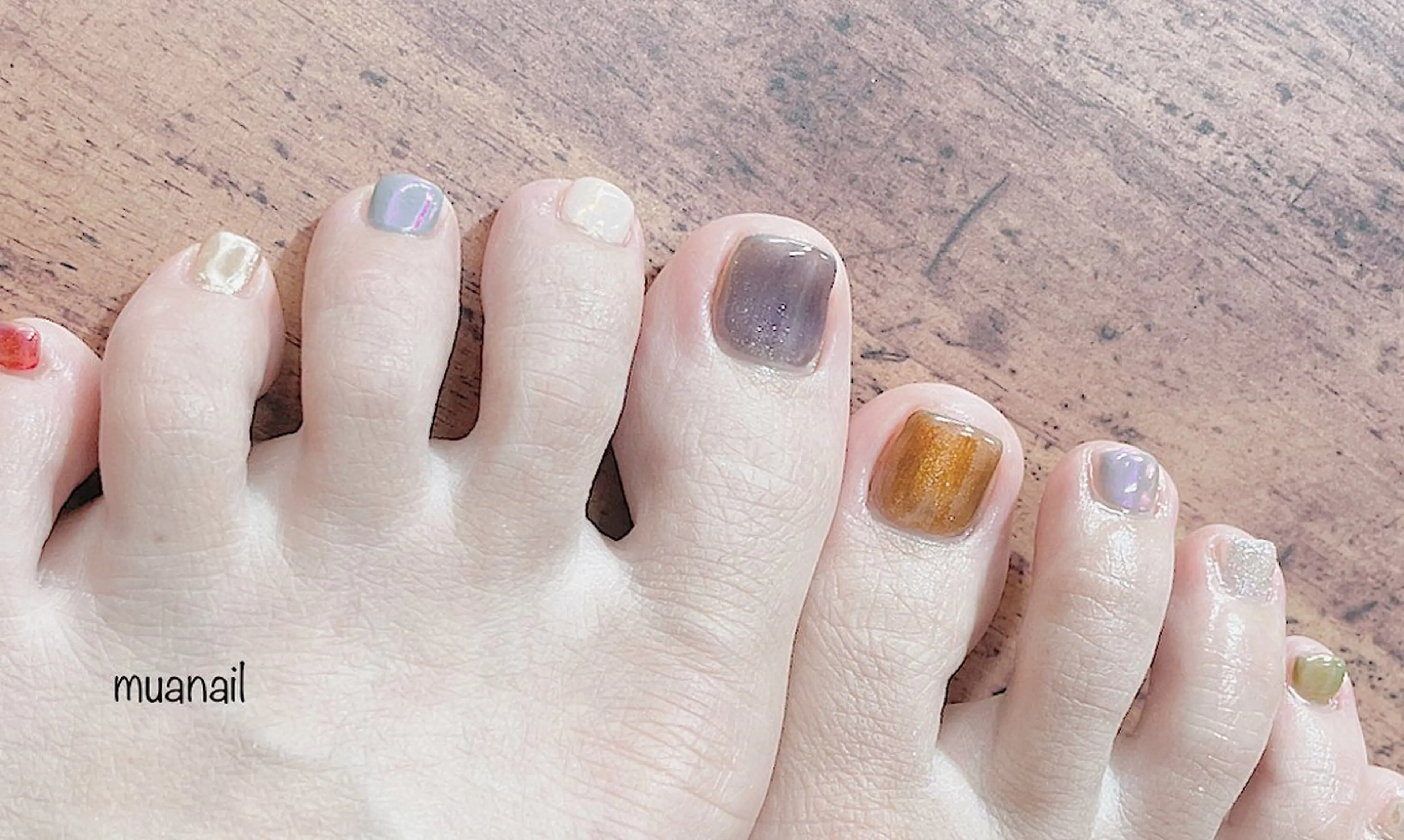 ネイル フットネイル mua nail mikiのネイルデザイン