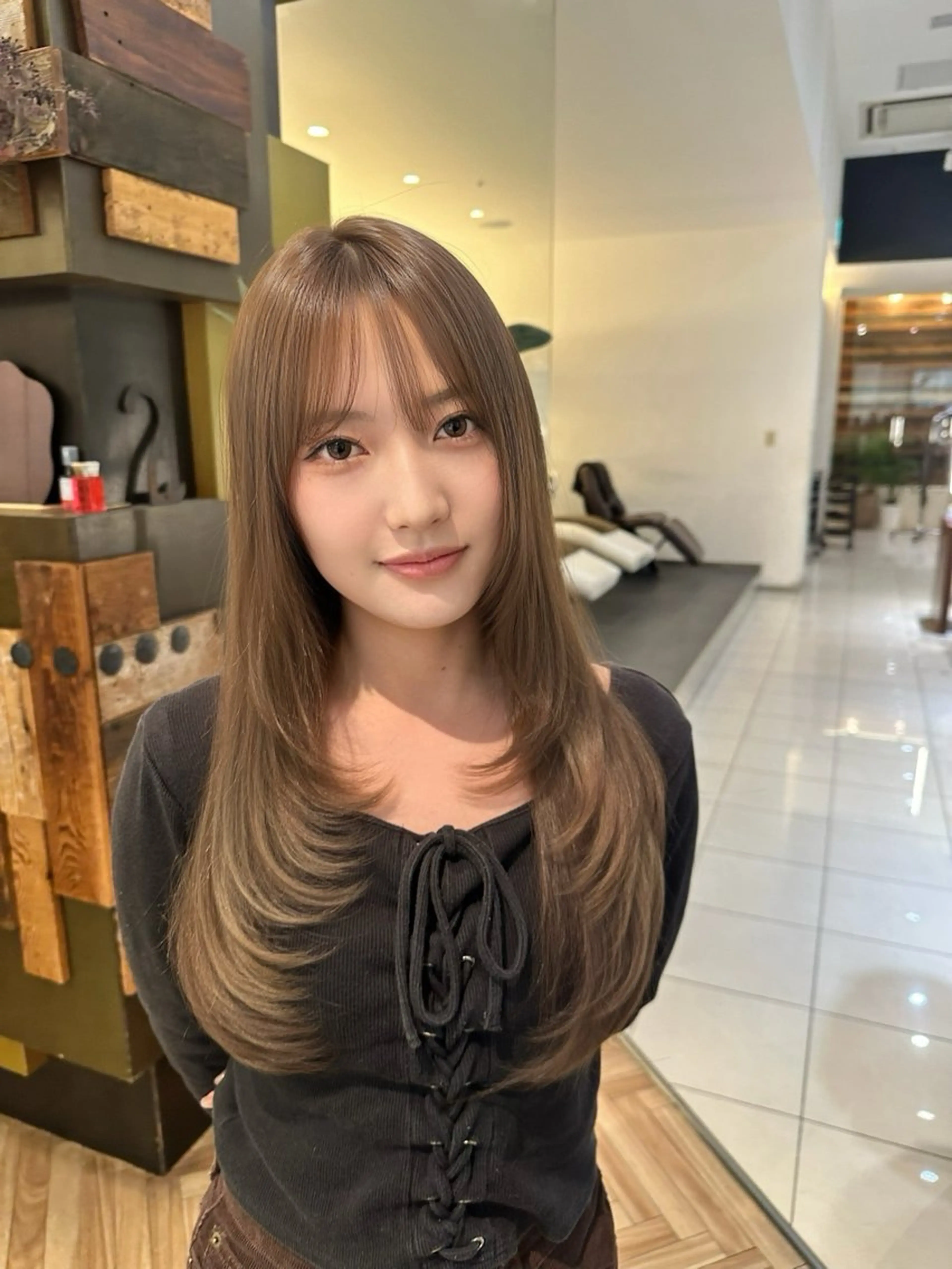 ロング 顔周りカット レイヤーカット 佐藤 雄一郎のその他イメージ