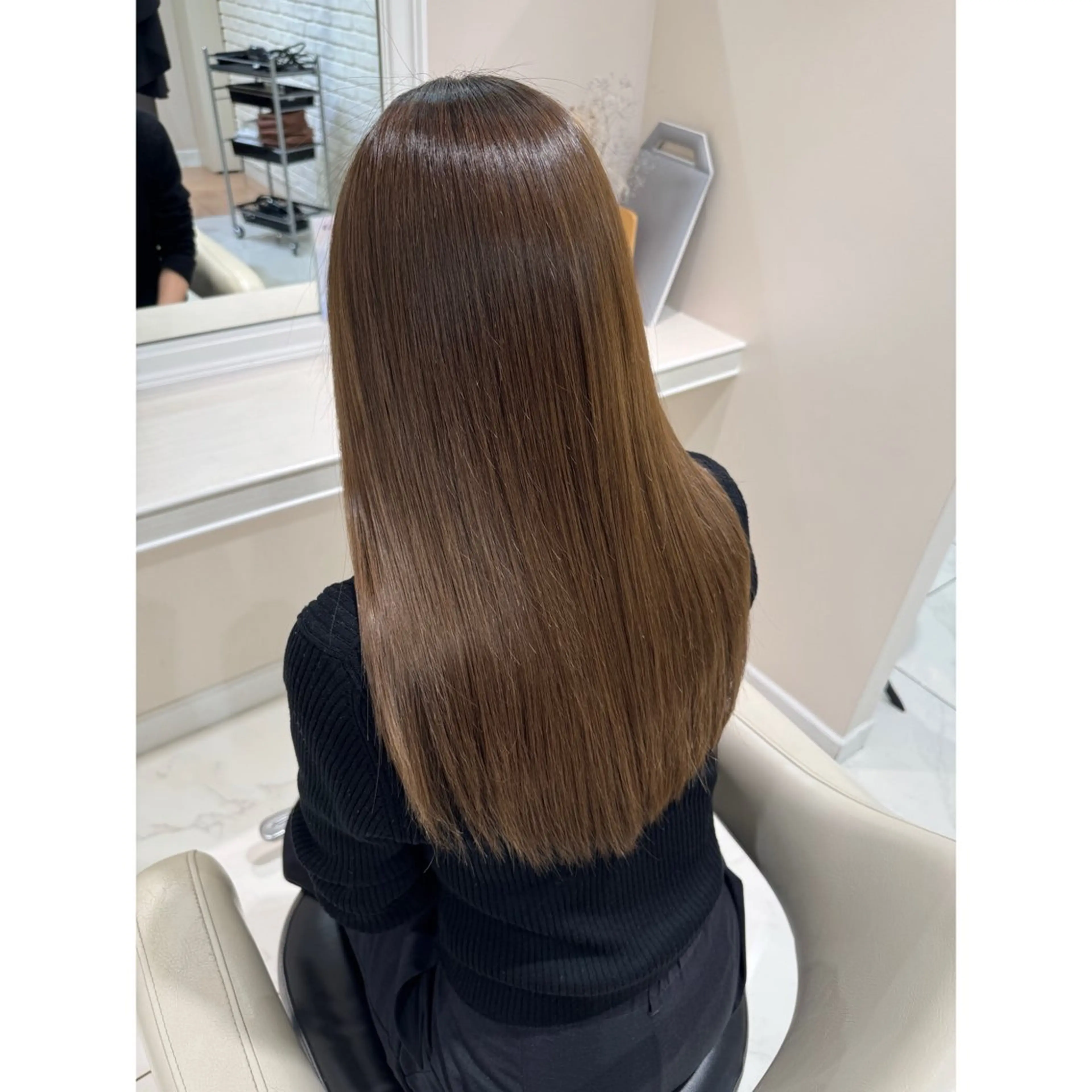 ロング パーマ 韓国ヘア 🎀中川綾乃🎀のヘアスタイル